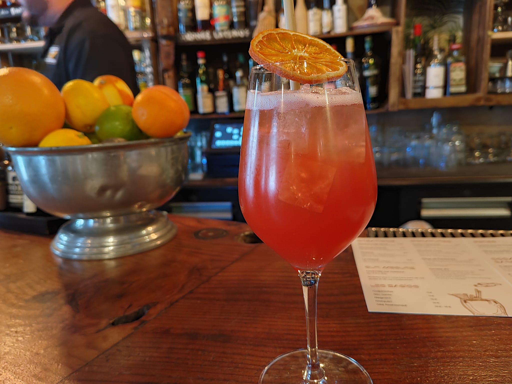 Blood orange spritz - Maria Loca (Paris)