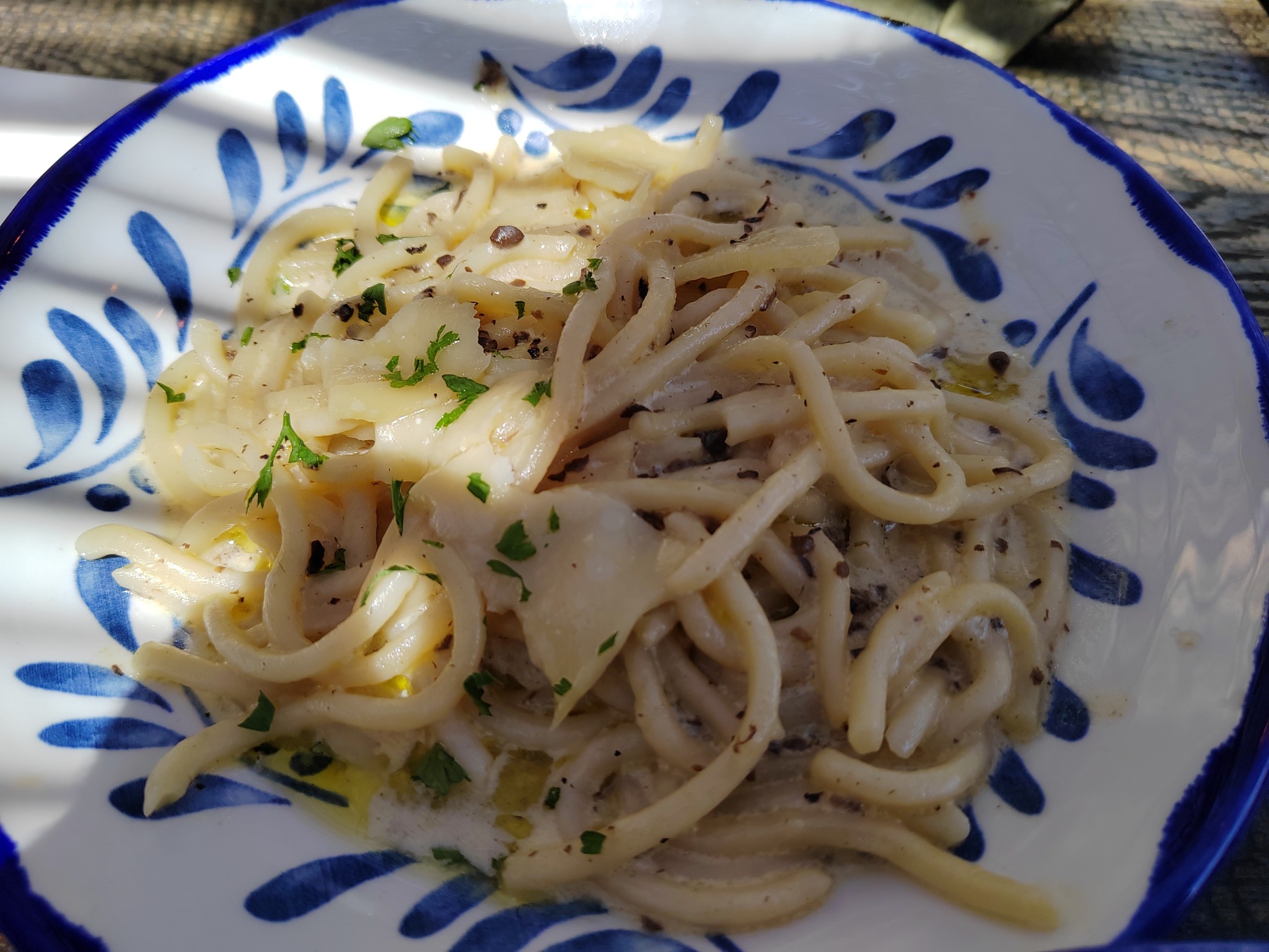 Spaghettis à la truffe - Bocca (restaurant bistronomique à Nice)