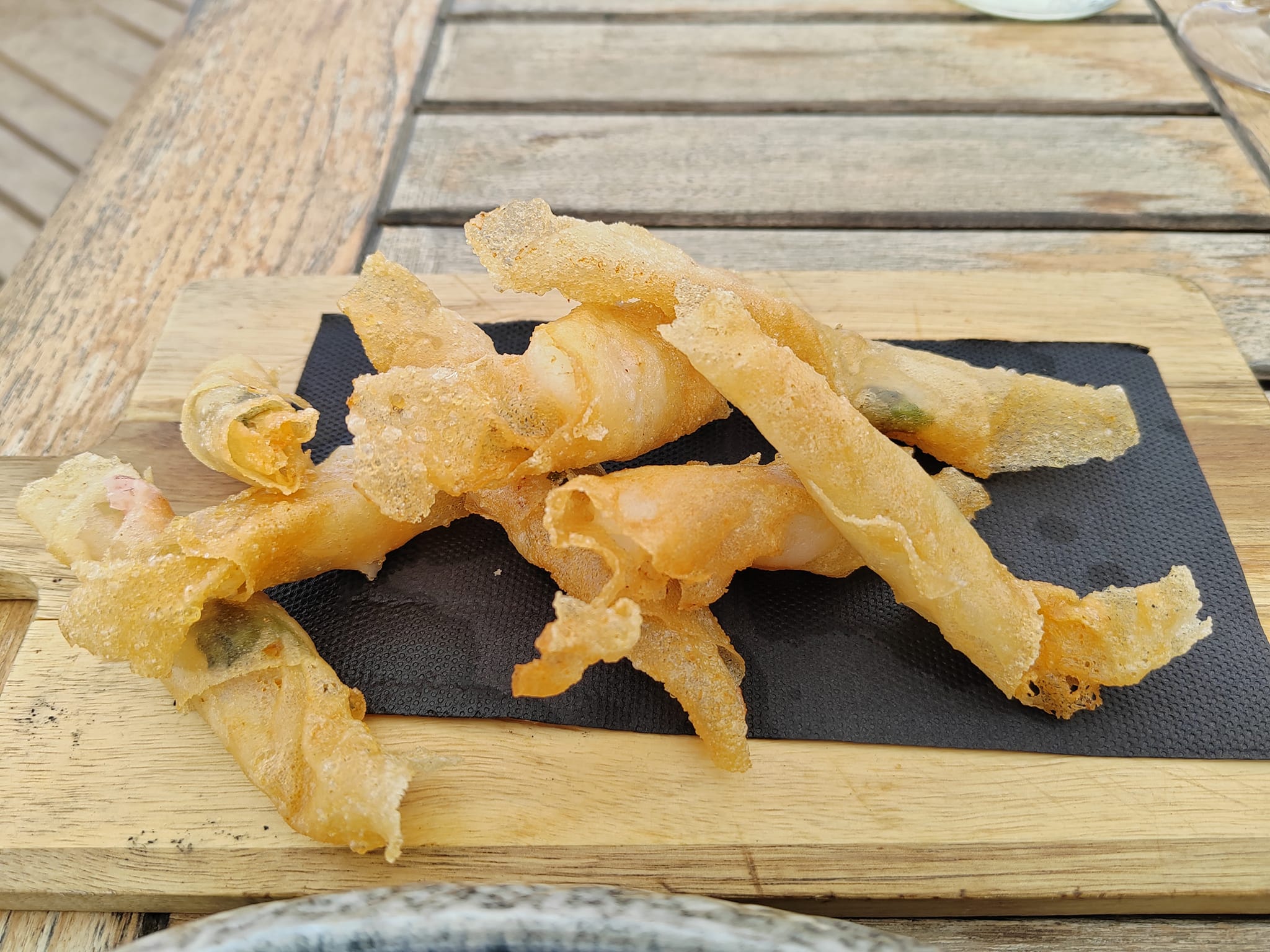 Croustillants de gambas - La Plage Blanche (Théoule-sur-Mer)