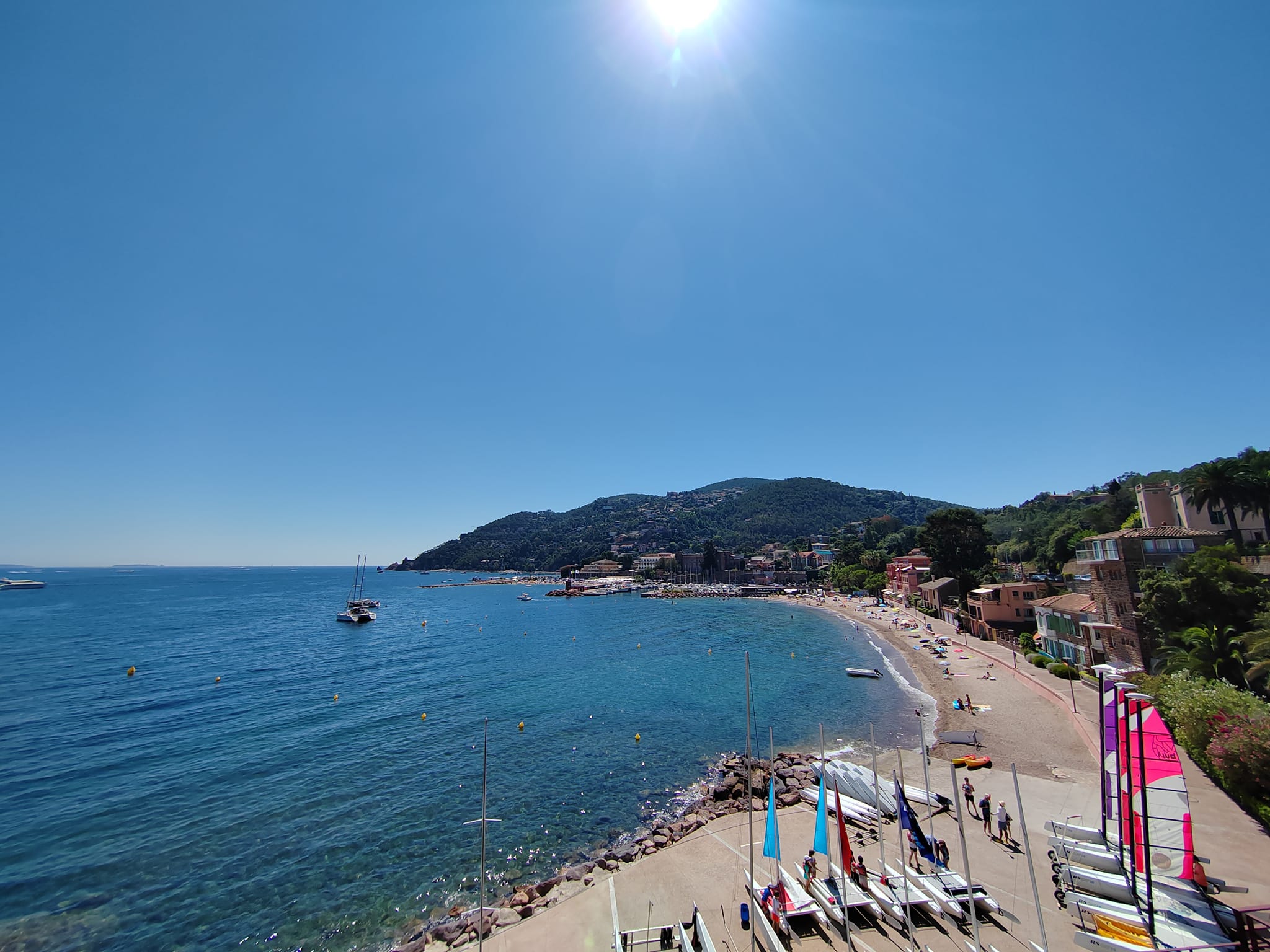 Plage de Théoule-sur-Mer(Alpes-Maritimes)