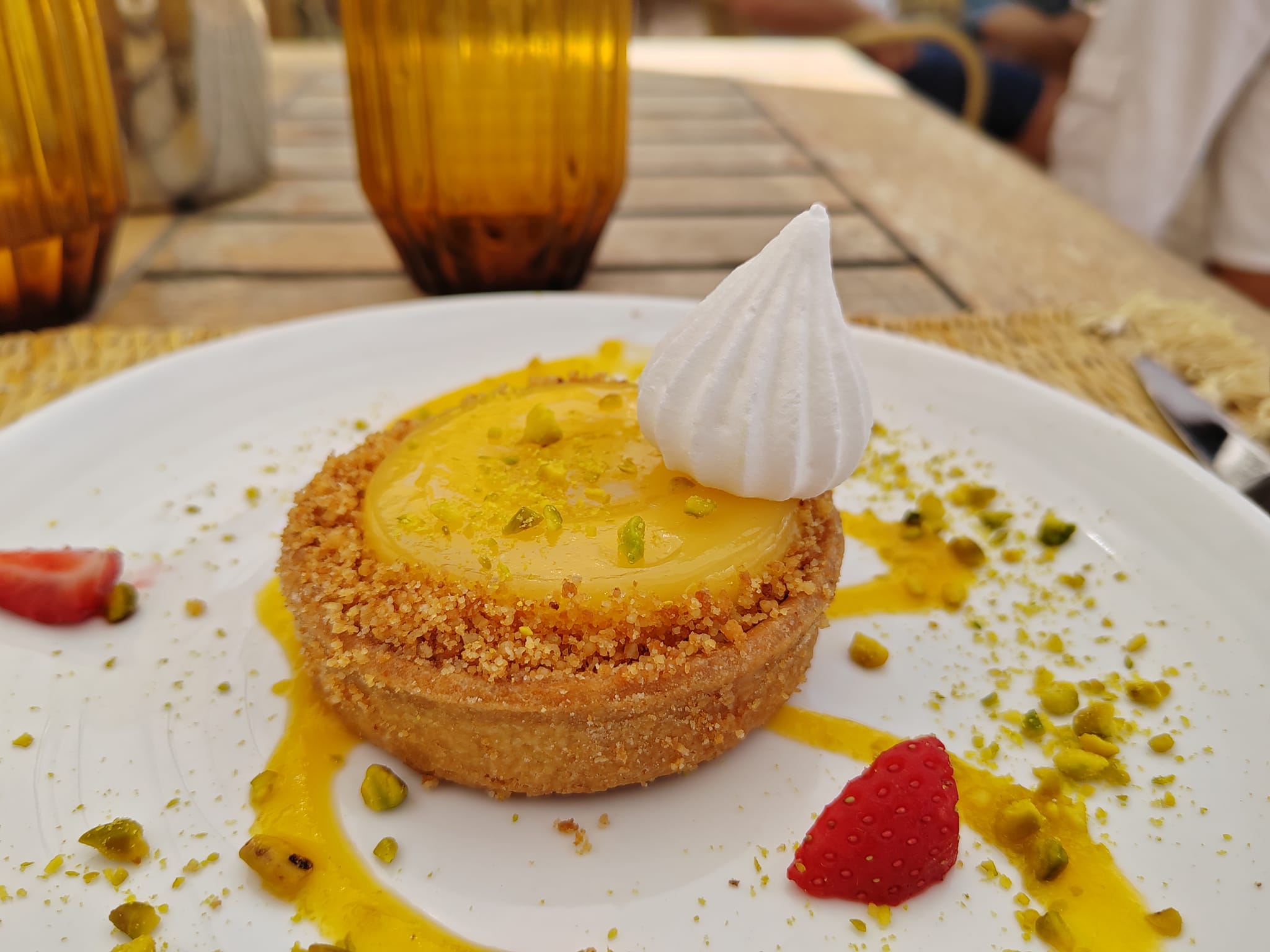 Tartelette au citron - La Plage Blanche (Théoule-sur-Mer)