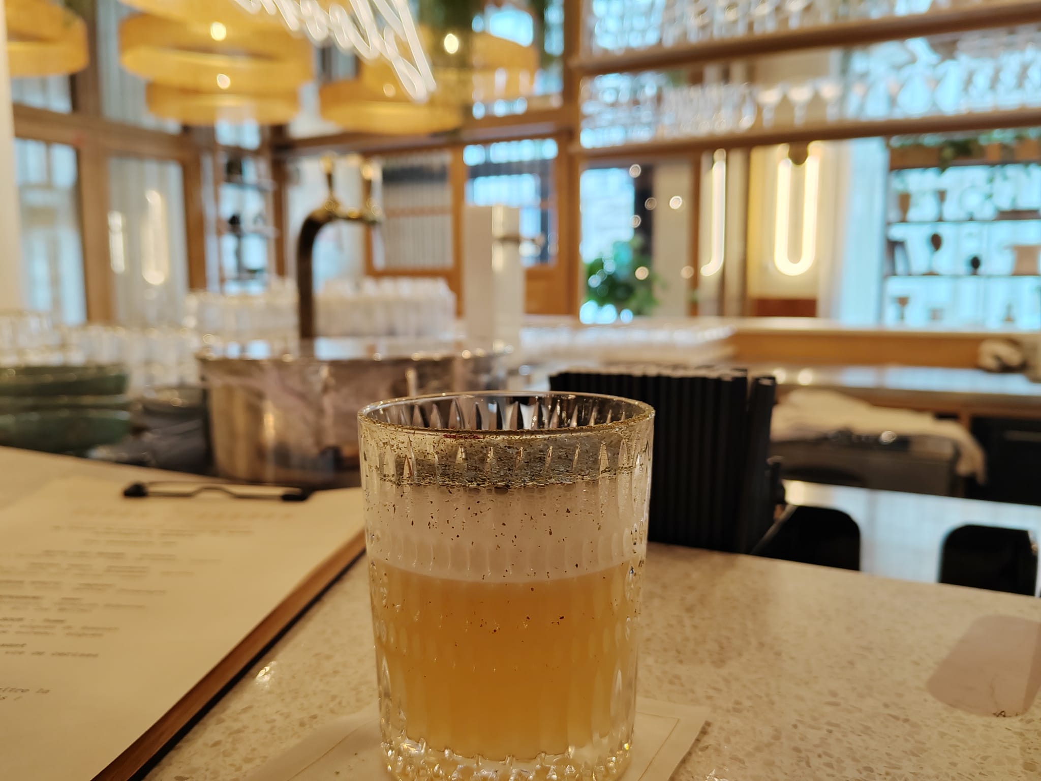 Wakame whisky sour - Hôtel Bloom House (Paris 10ème)