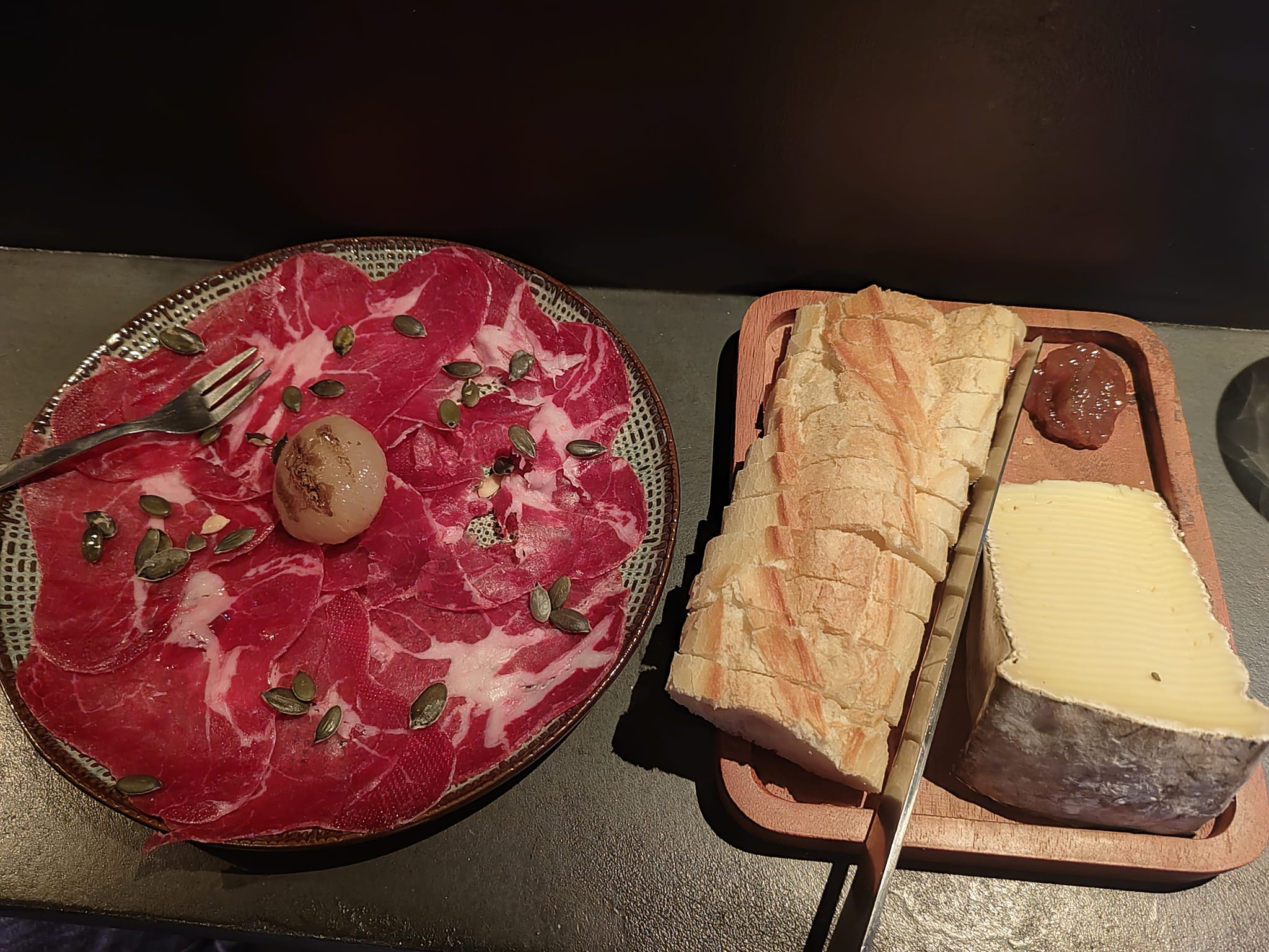 Tapas : charcuterie - Bar Vieux Carré - Paris 11e