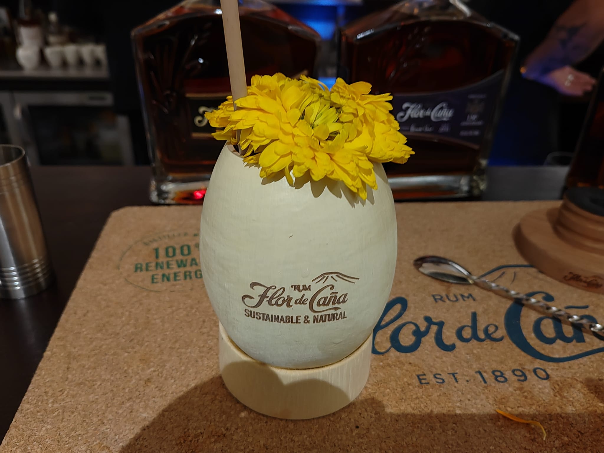 Flor de Caña - Cocktail fleur (rhum 12 ans)