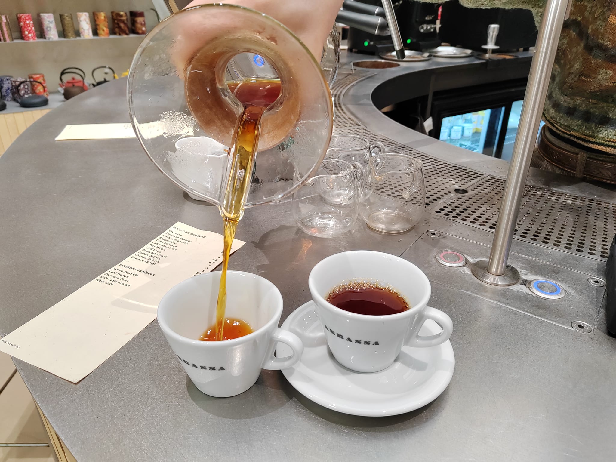 Anbassa - Torréfacteur de café - Boutique-atelier à Pantin - Méthode Chemex