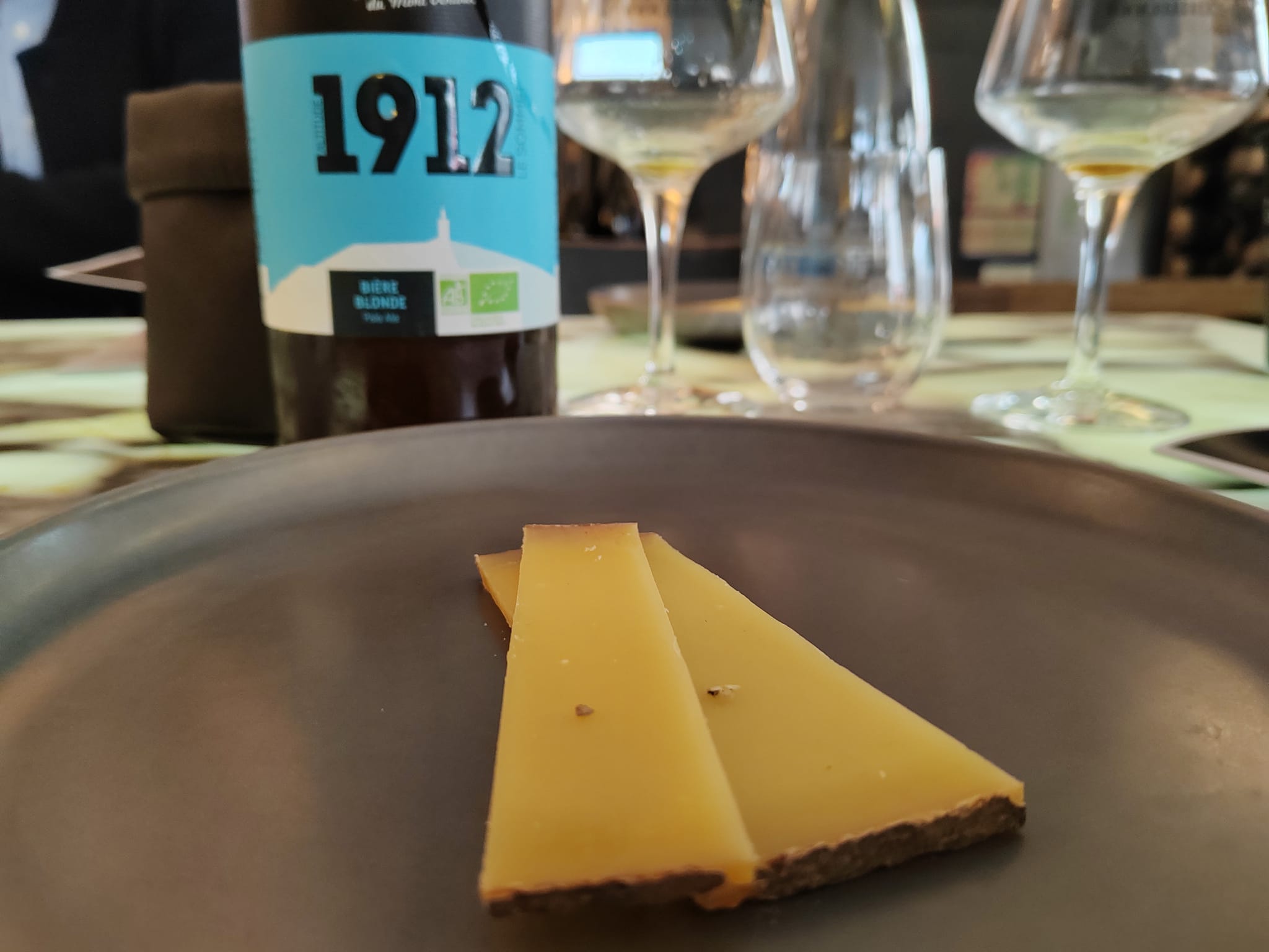 Comté affiné 18 mois - Restaurant Liquide (Matthias Marc)