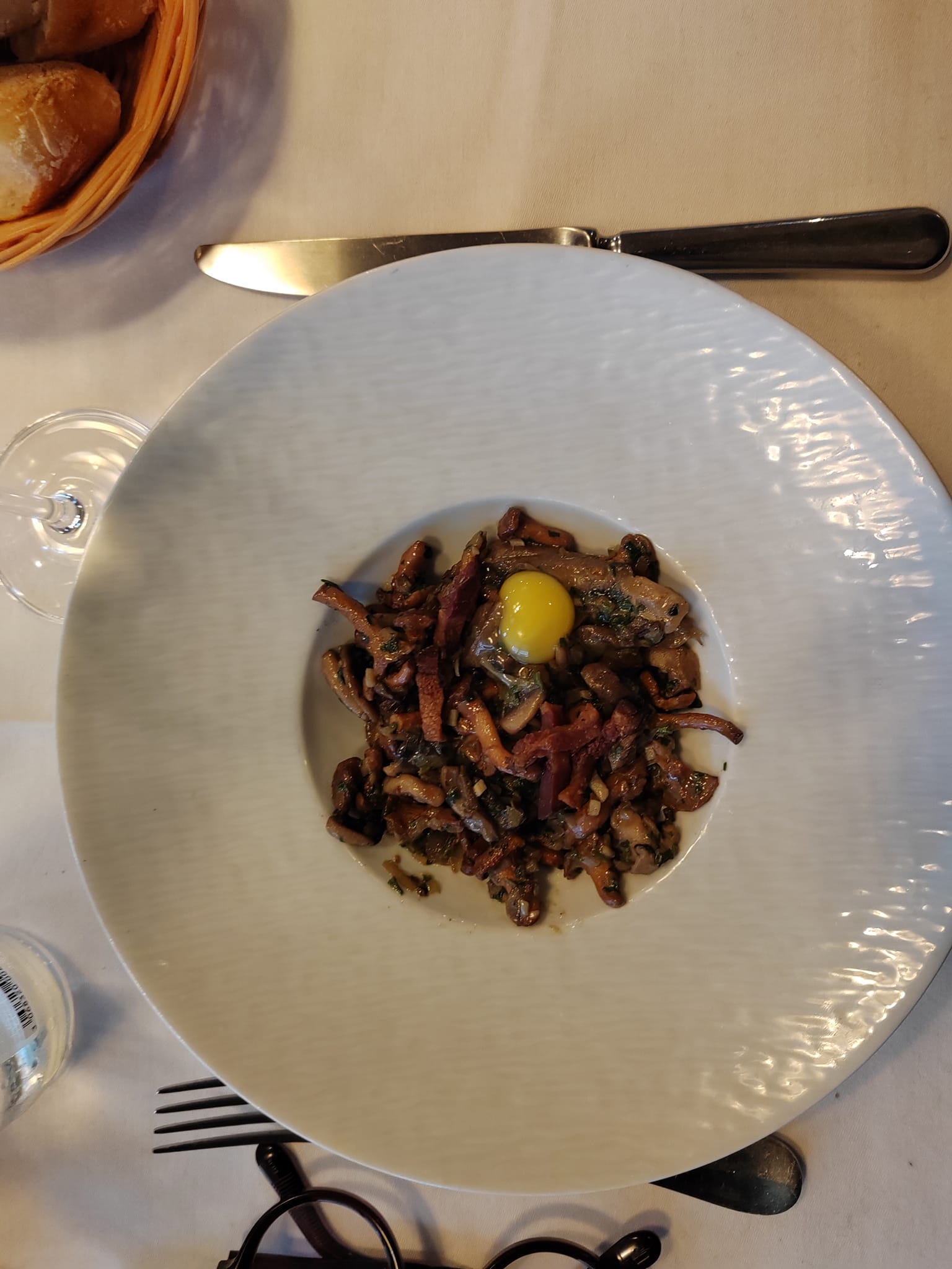 Poêlée de champignons - Restaurant Le Petit Parc - Paris 17ème