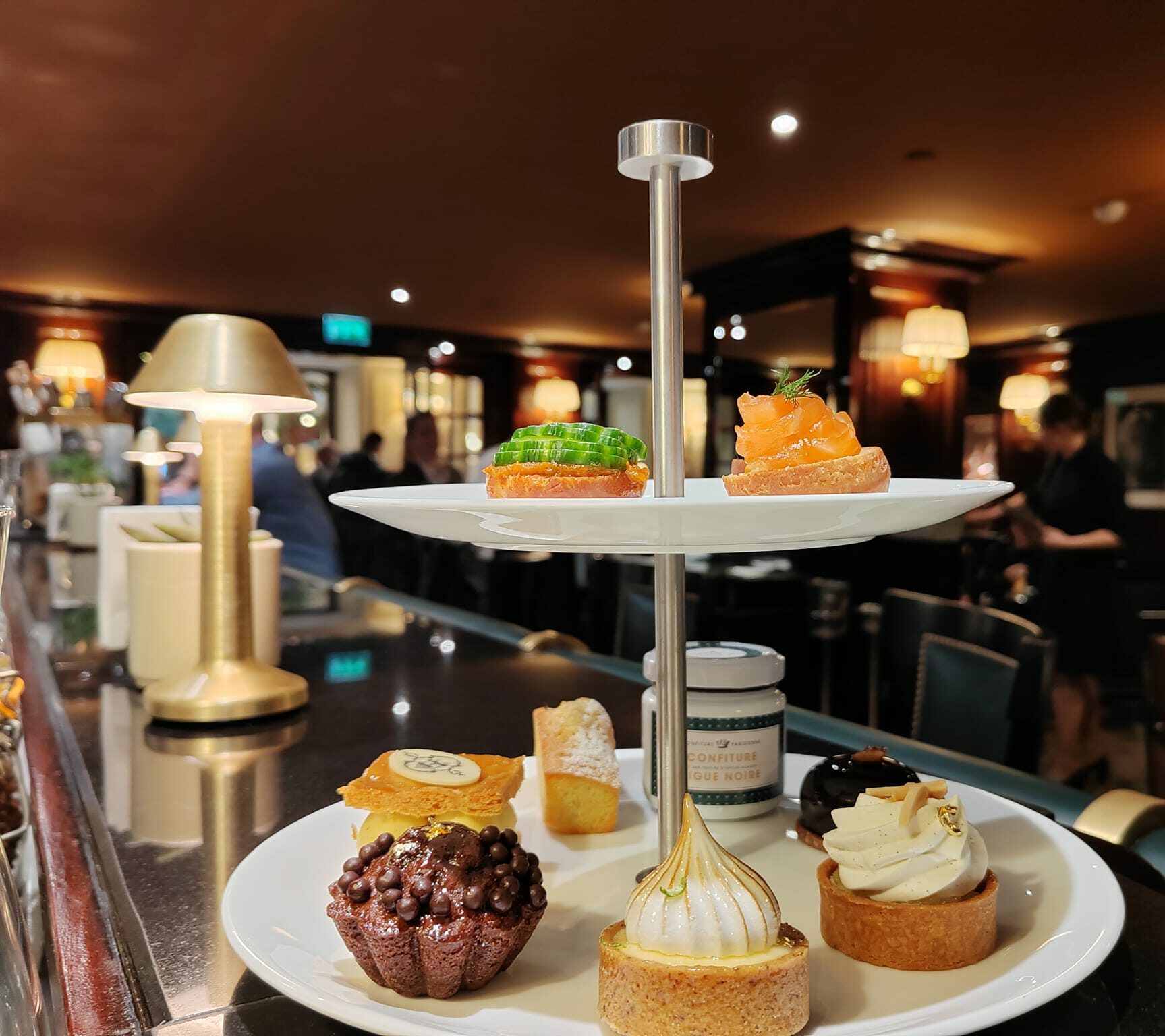 Plateau de bouchées - Le Grand goûter - Tea time de l’hôtel InterContinental Paris Le Grand