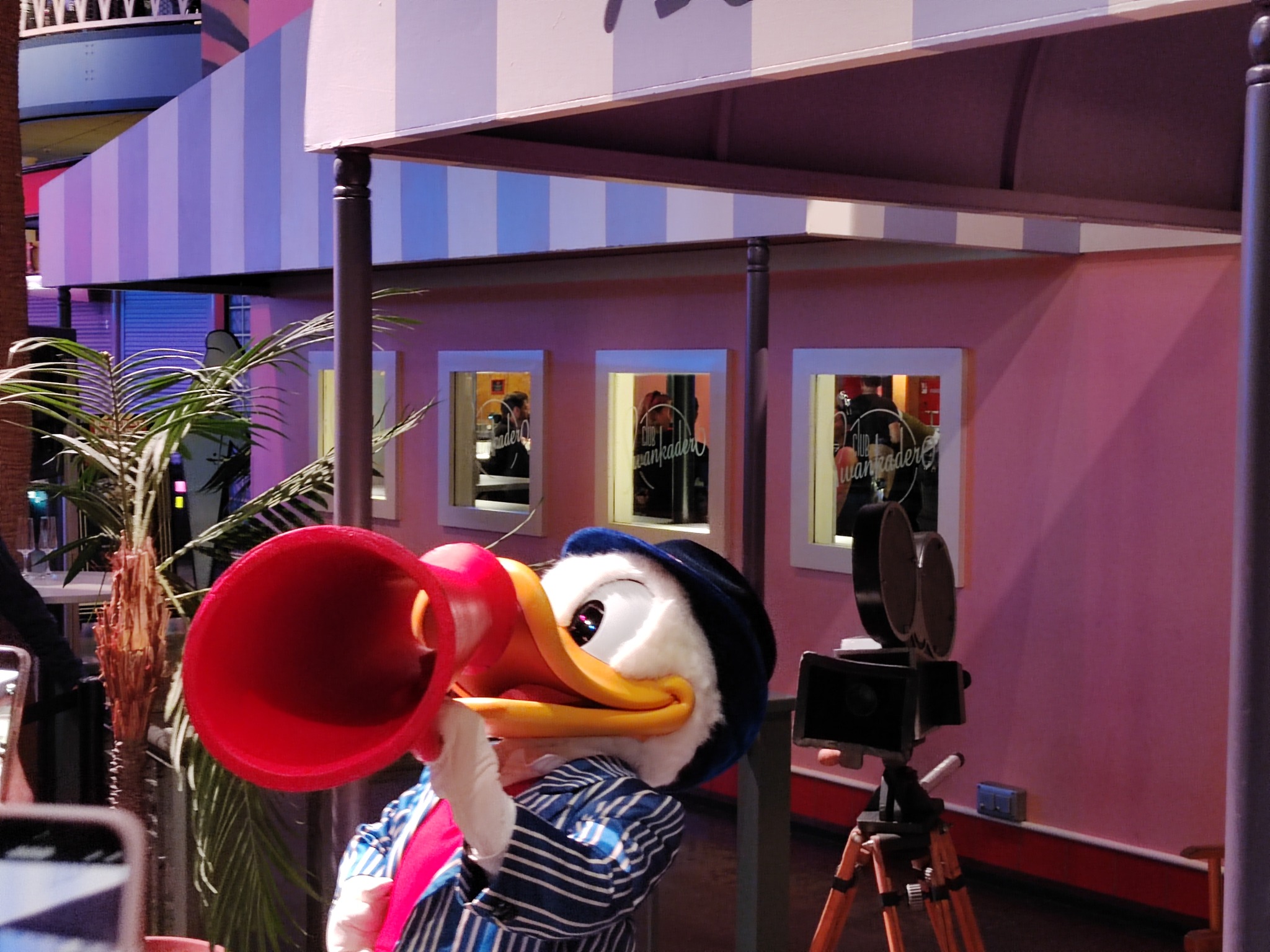 Donald en costume de crieur - Studio 1 - Walt Disney Studios - 12 avril 2024