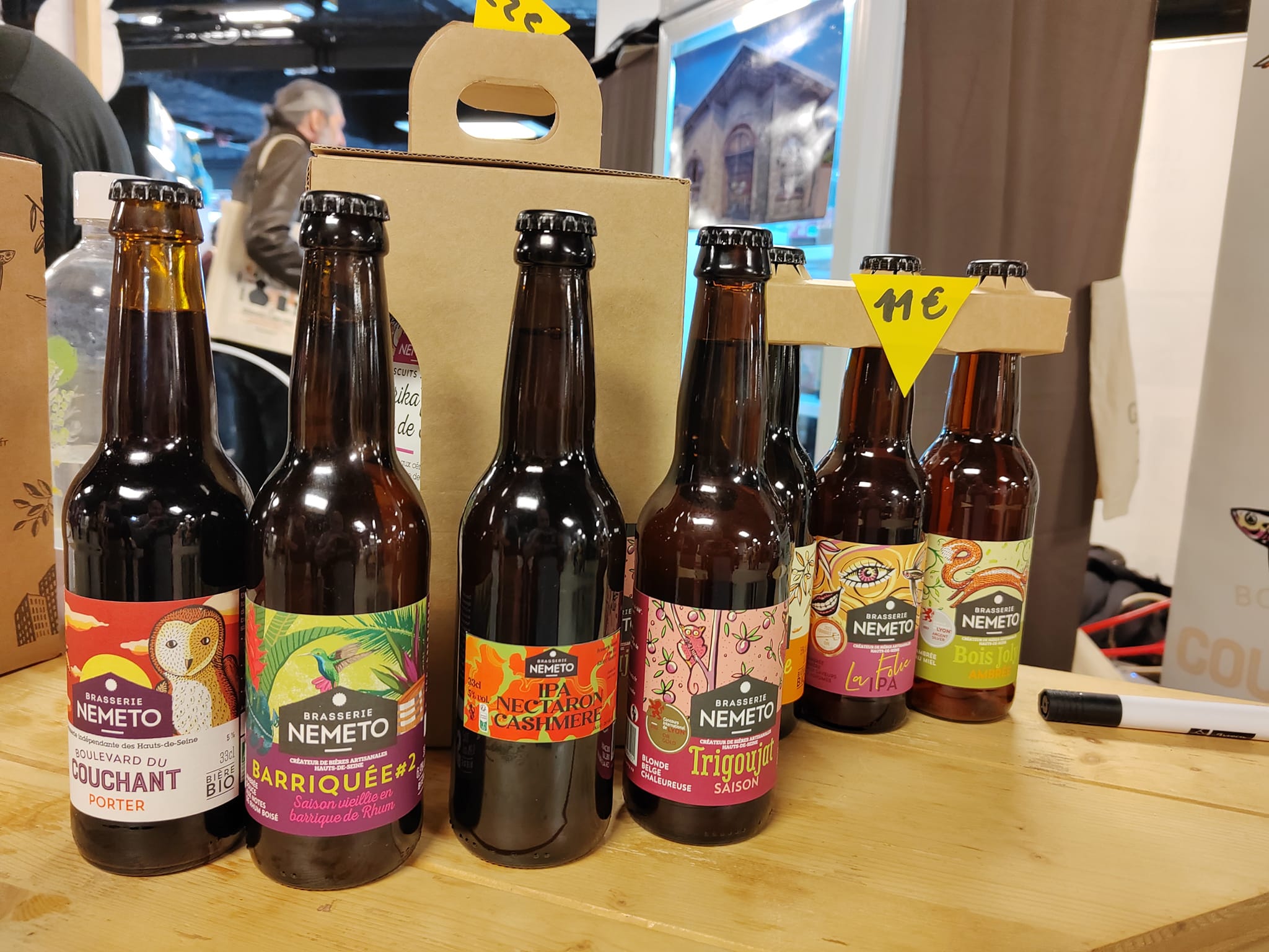 Bières craft de la brasserie Nemeto (Hauts-de-Seine)