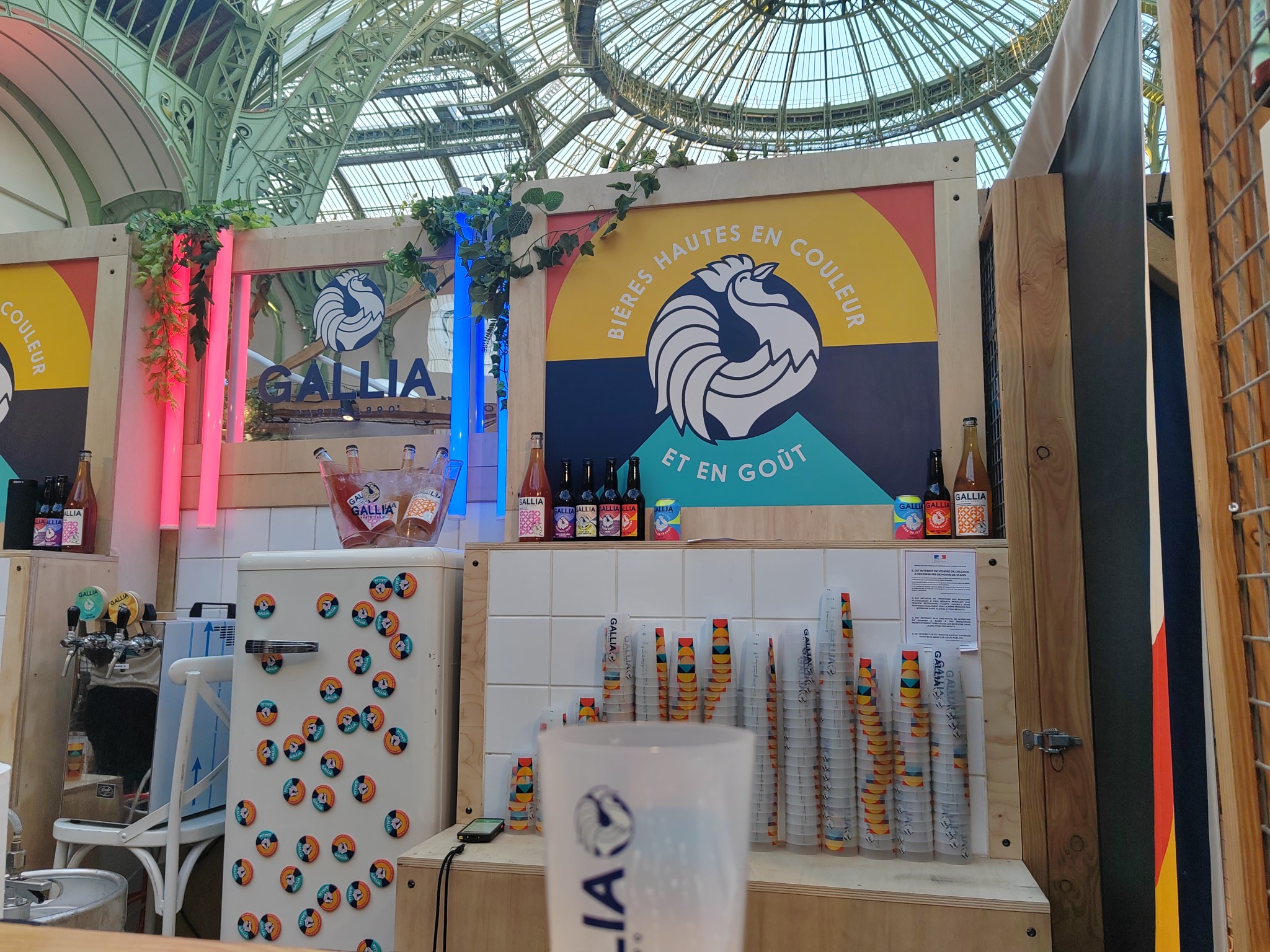 Stand de la bière craft Gallia - Taste of Paris 2025