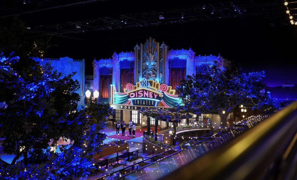 World Premiere - Disneyland Paris - Vue depuis The Hollywood Gardens