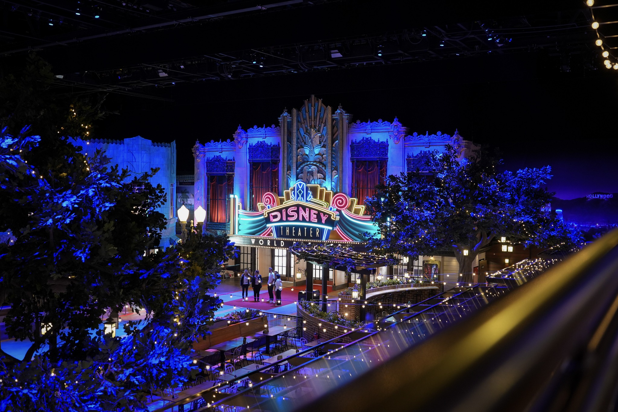 World Premiere - Disneyland Paris - Vue depuis The Hollywood Gardens