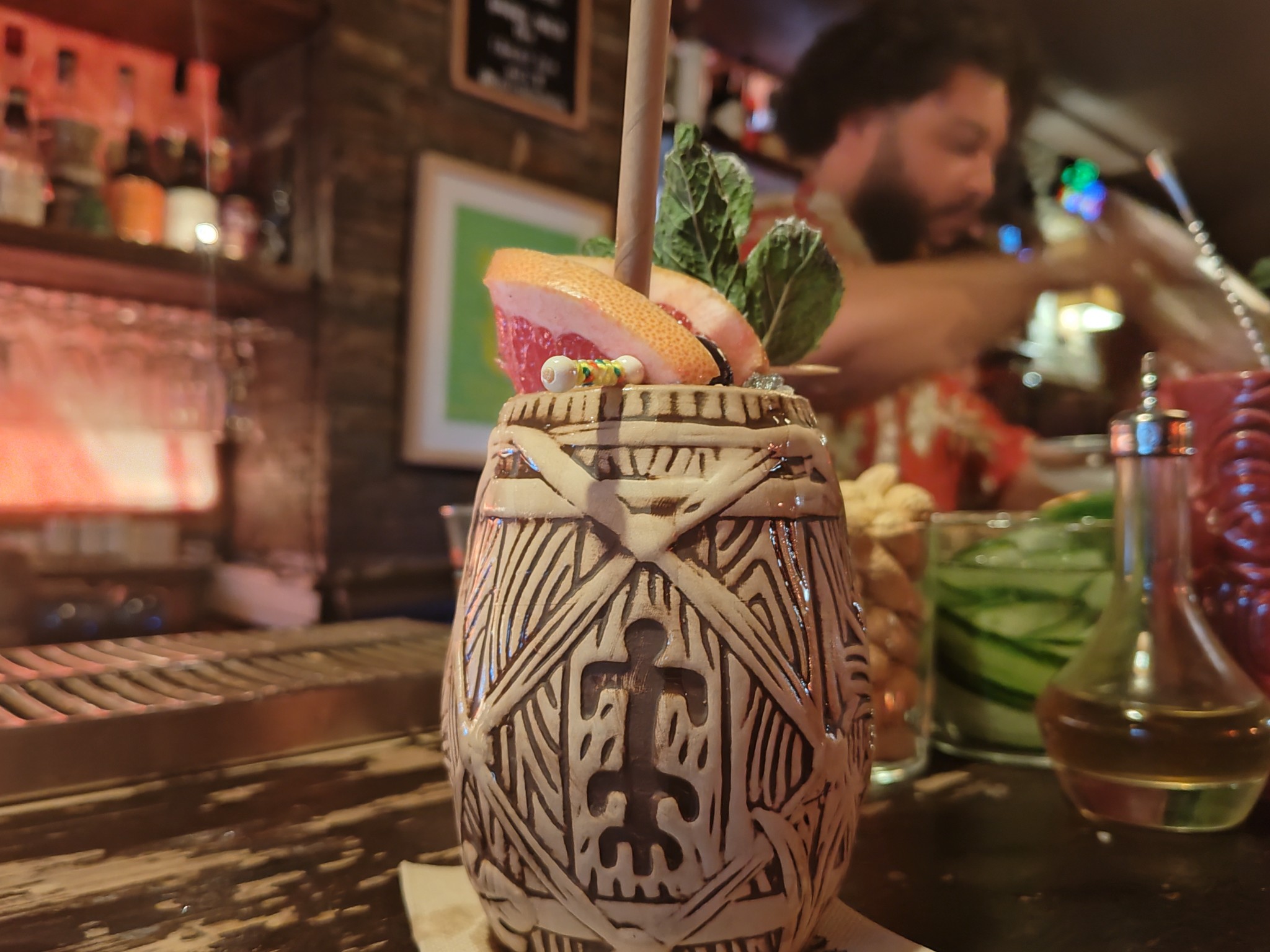 Navy grog - Dirty Dick - Bar à cocktails tiki à Pigalle (Paris 9) - Mai 2025