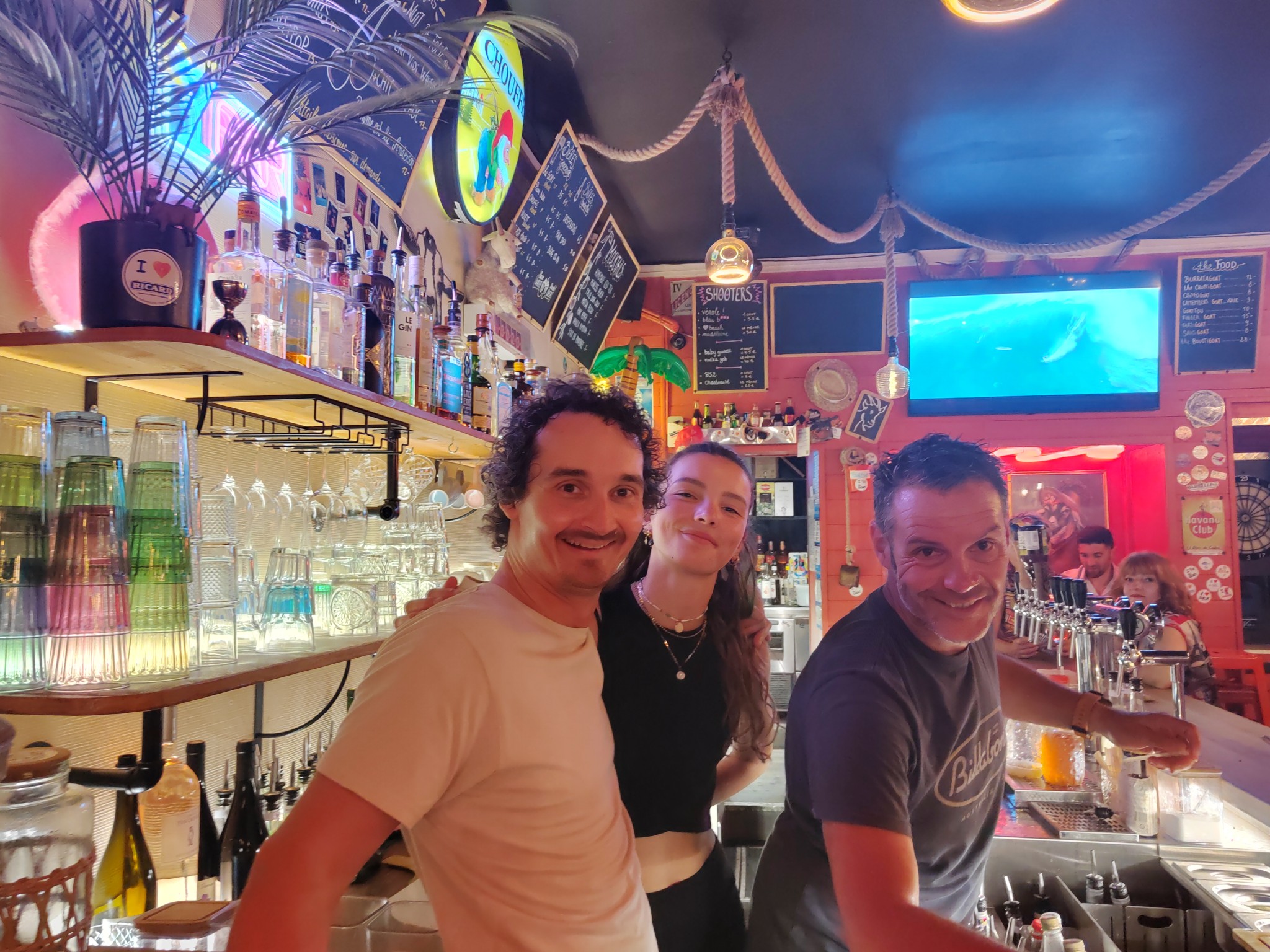 Equipe du bar The Goat - Eté 2025 (Les Sables d'Olonne)