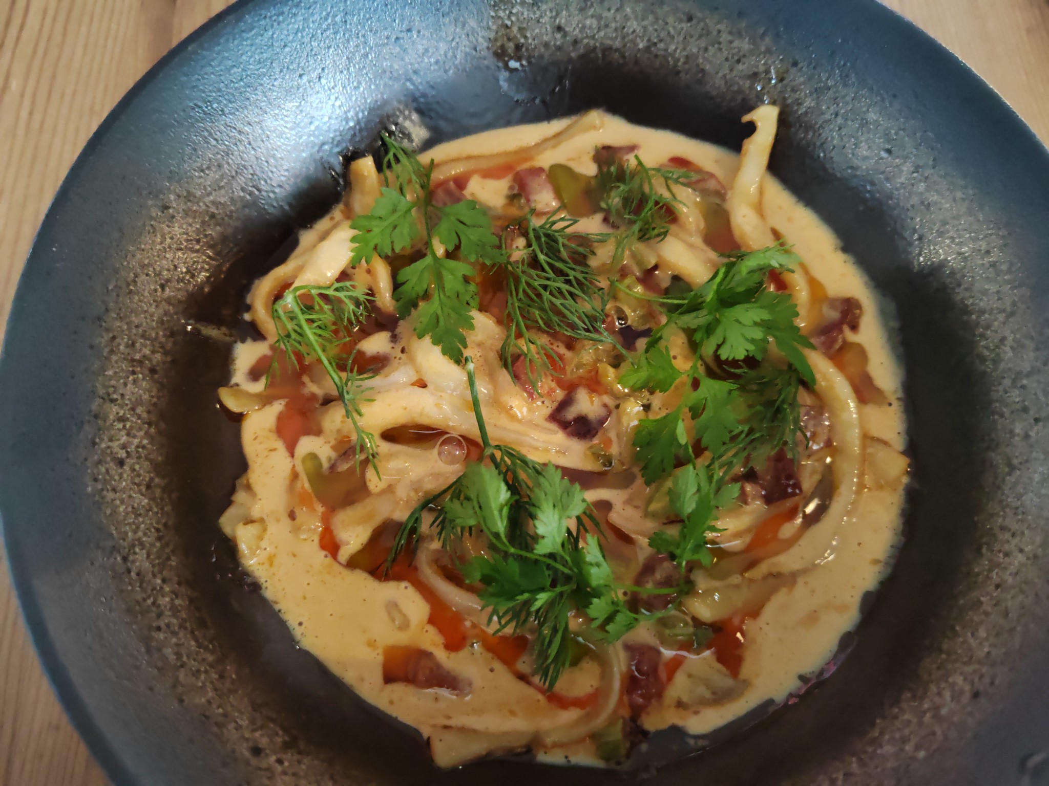 Casarecce/merguez/roquette - Restaurant Facette - Péniche Le Mazette - Quai de la Rapée - Paris 12e