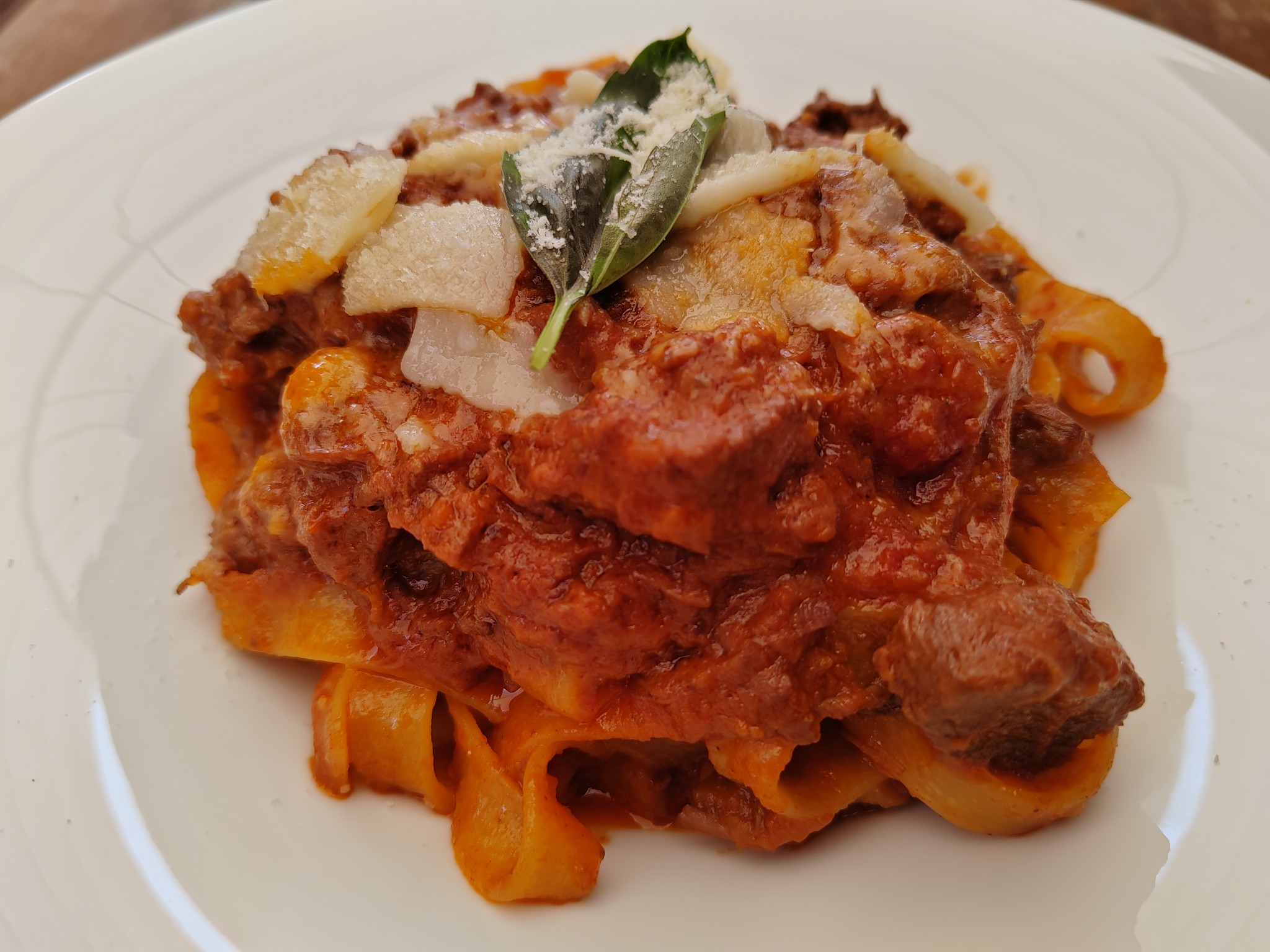 Tagiatelle au ragoût de wagyu - L'Annex (plage privée à Cannes)