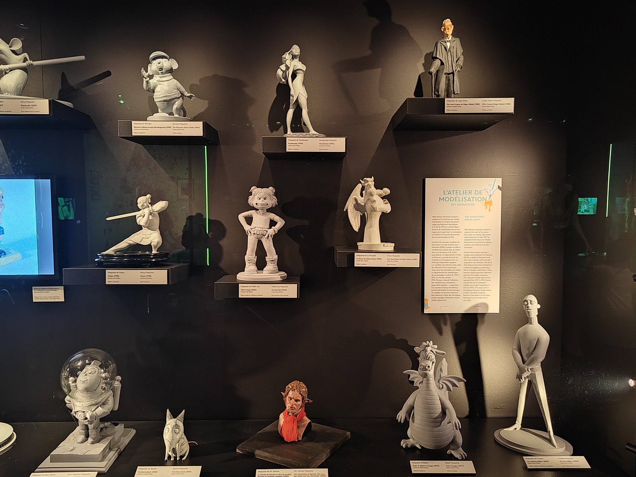 Atelier de modélisation (Disney 100 : l'exposition)