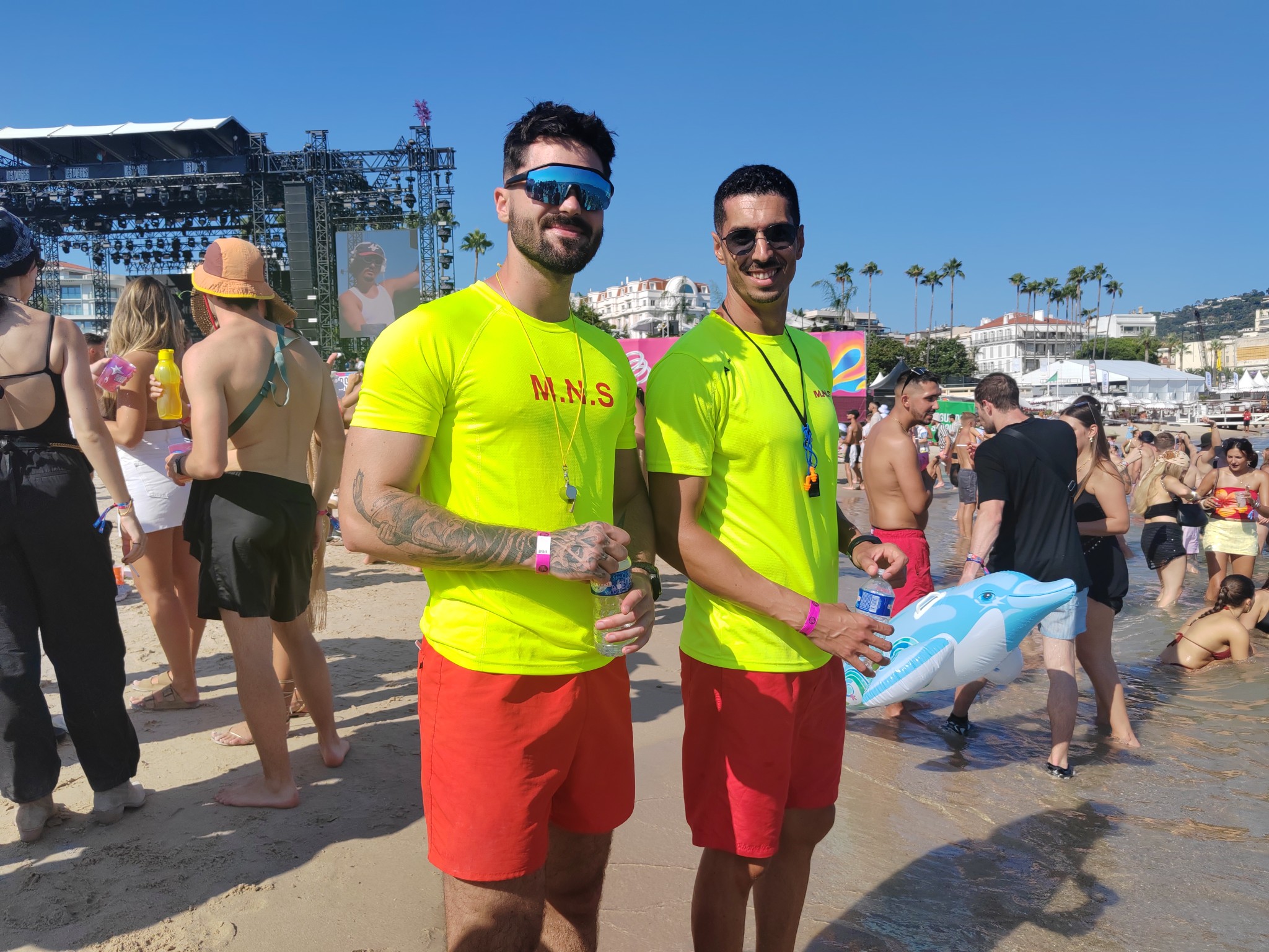 Maîtres-nageurs sauveteurs - Les Plages Electroniques (Cannes) - Eté 2025