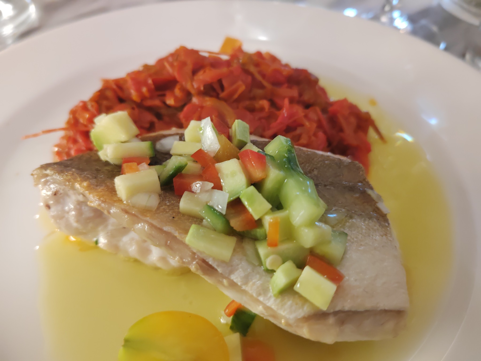 Filet de rouget grondin - Bistrot des Serruriers - Hôtel du Couvent - Nice (été 2025)