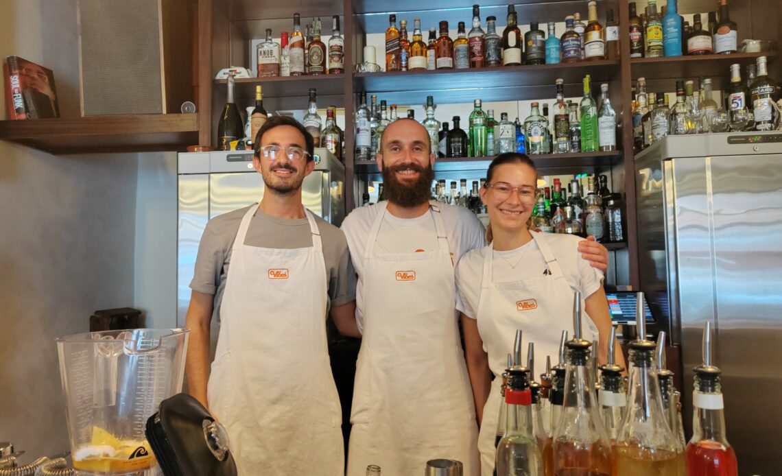 Bryan Gaillard, Yoann Tarditi et Manon Vieules- Bar à cocktails Vibes (Nice)