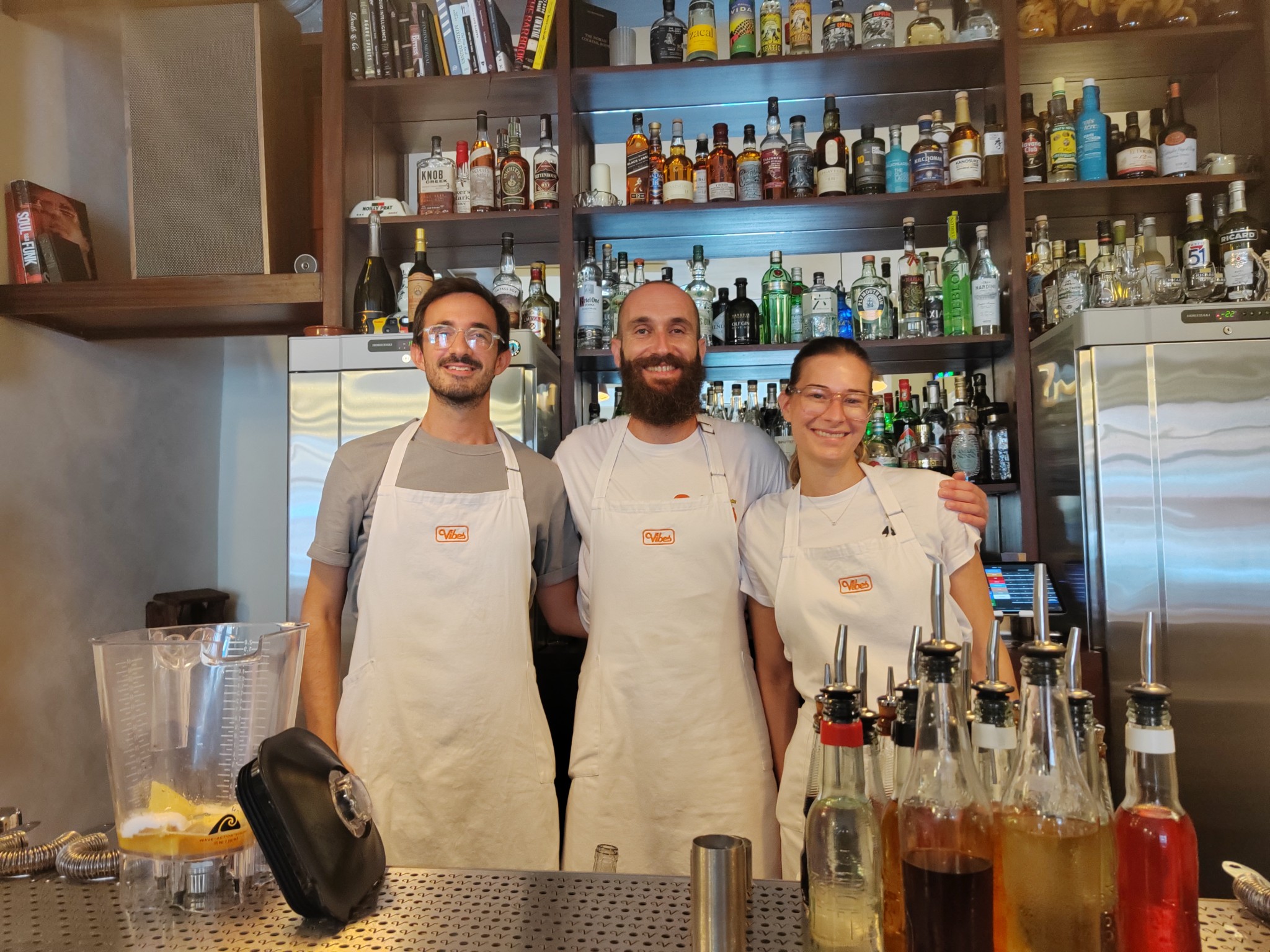 Bryan Gaillard, Yoann Tarditi et Manon Vieules- Bar à cocktails Vibes (Nice)