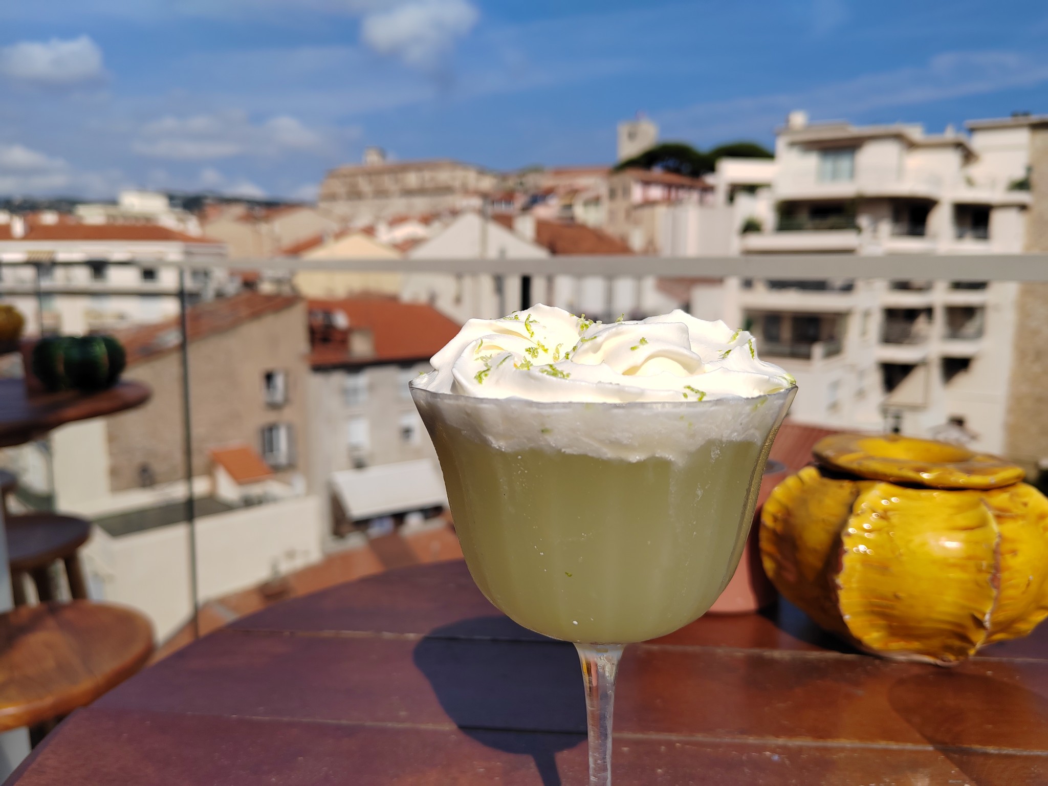 Cocktail Lemon Cloud - Hôtel Belle Plage (Cannes)