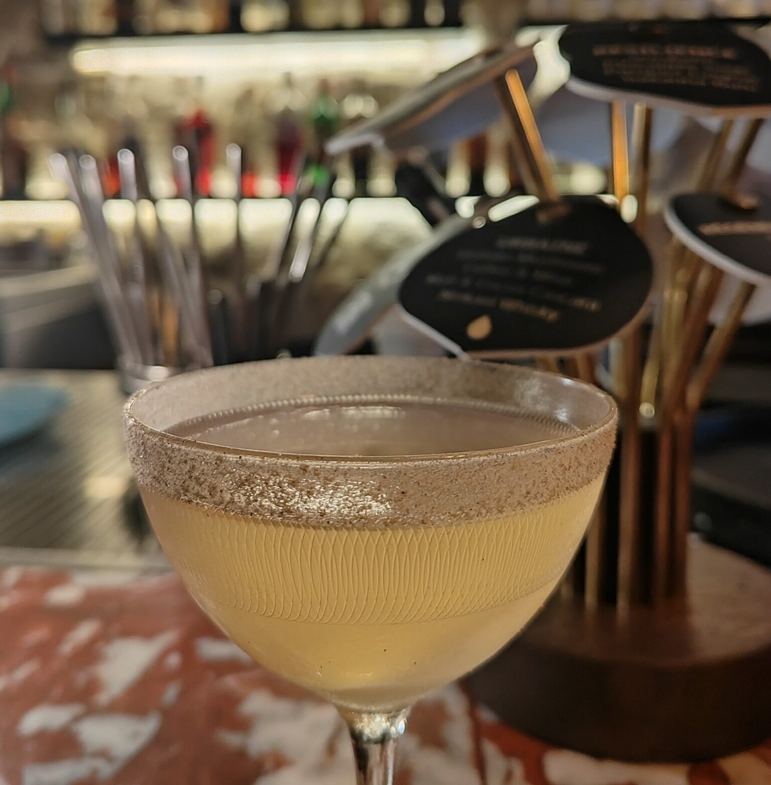 Cocktail Circulaire - Little Red Door - Nouveau menu Agri Culture - Septembre 2025 - Best cocktail bar in Paris