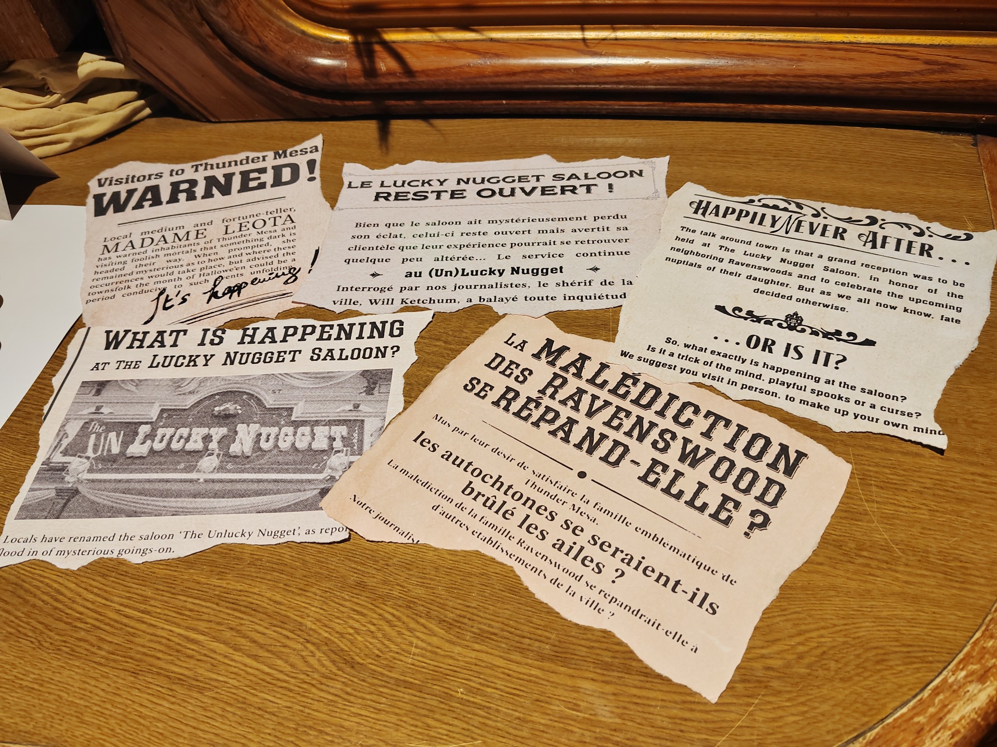 Planches concept - The Unlucky Nugget - Halloween 2025 à Disneyland Paris - Restaurant éphémère à Frontierland