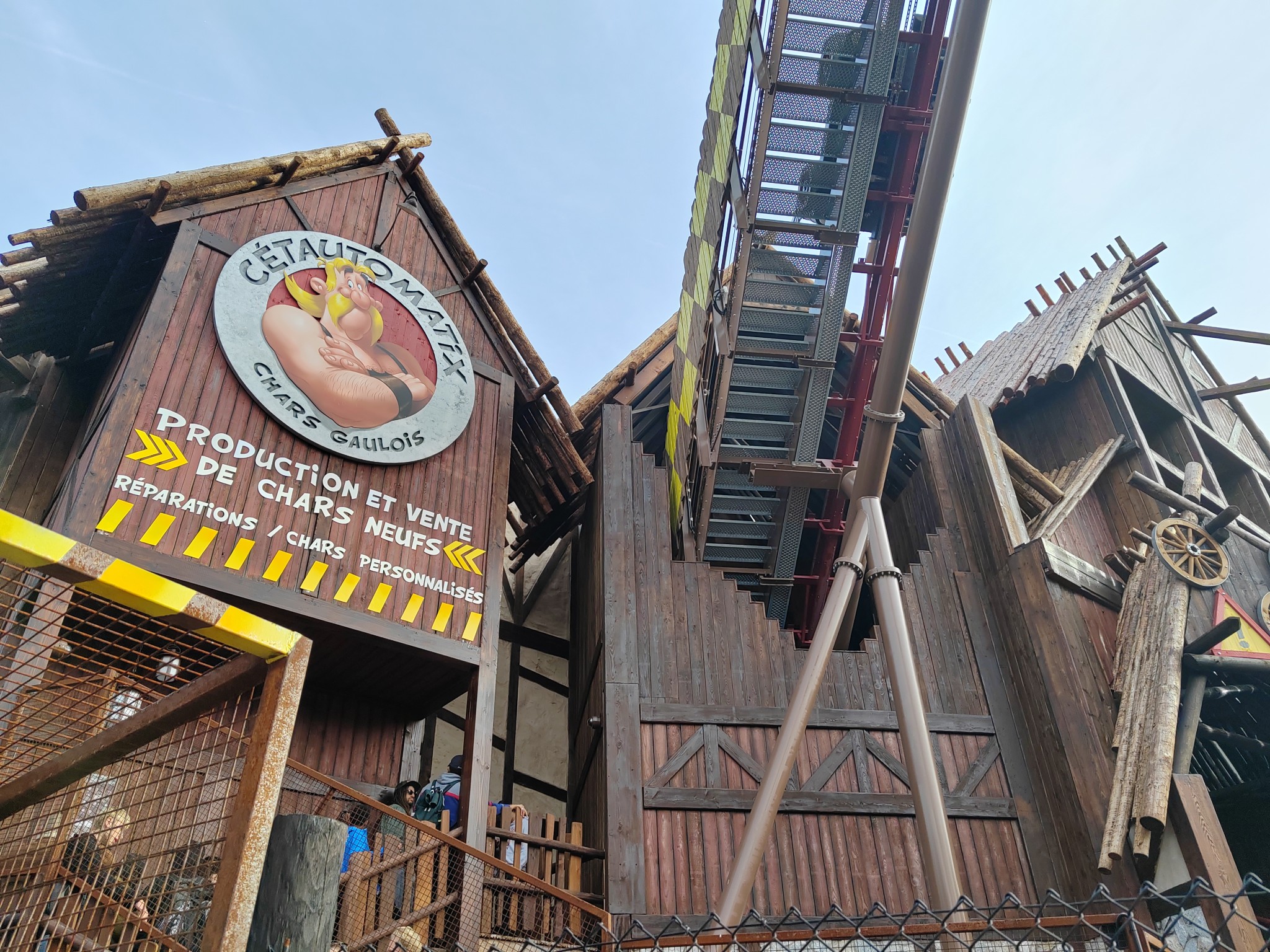 Entrée principale de Cétautomatix - Nouvelle attraction 2025 - Parc Astérix