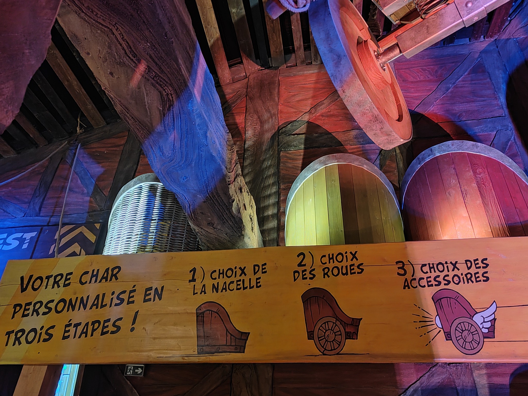 Décorations (chars) de Cétautomatix - Nouvelle attraction 2025 - Parc Astérix