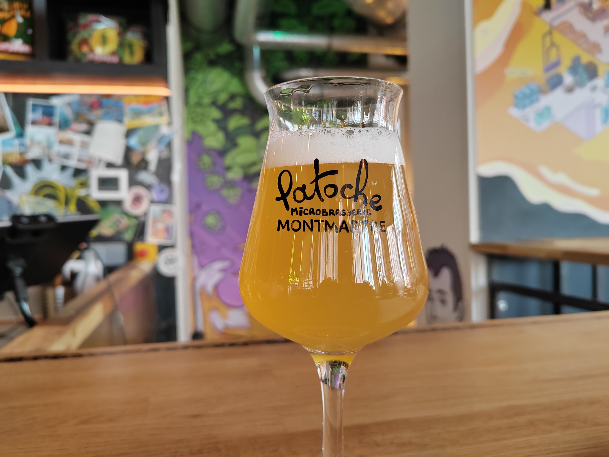 Bière de la microbrasserie Patoche - Paris, Montmartre