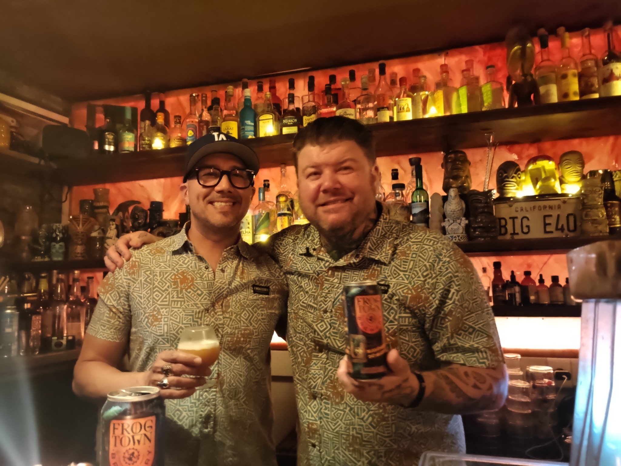 Gustavo Rojas et Scotty Schuder - Frogtown Brewery et Dirty Dick