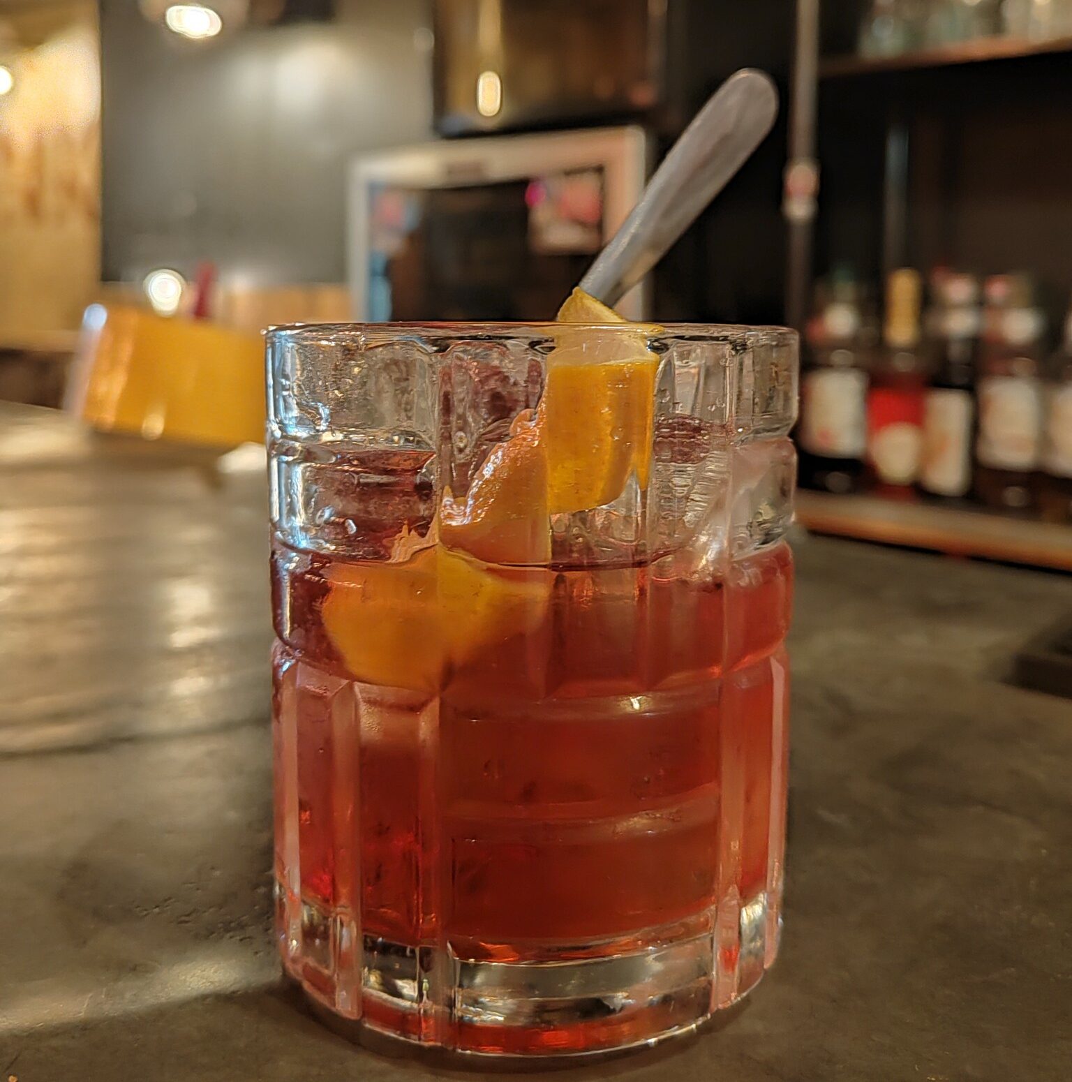 Negroni gourmand -  Bar Le Bronx (Les Sables d'Olonne)