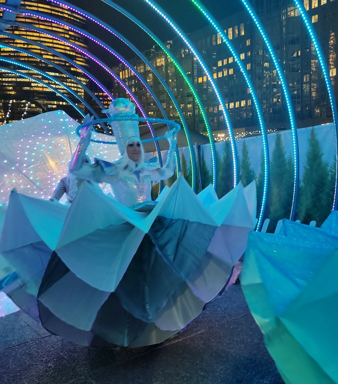 Déambulations nocturnes au marché de Noel de La Défense (2025)