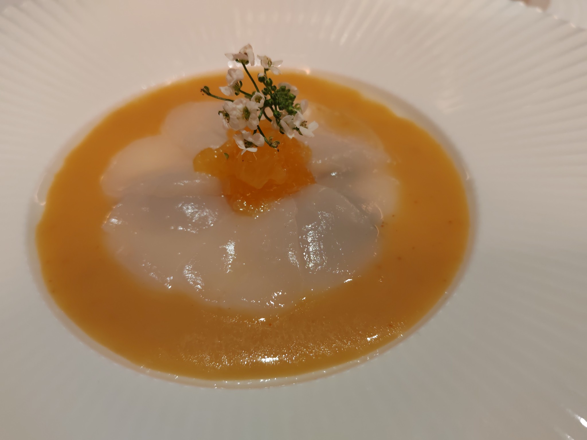 La Saint-Jacques - Restaurant Le Serpentine - Dîner gastronomique - Hôtel Miss Fuller - Paris 17ème