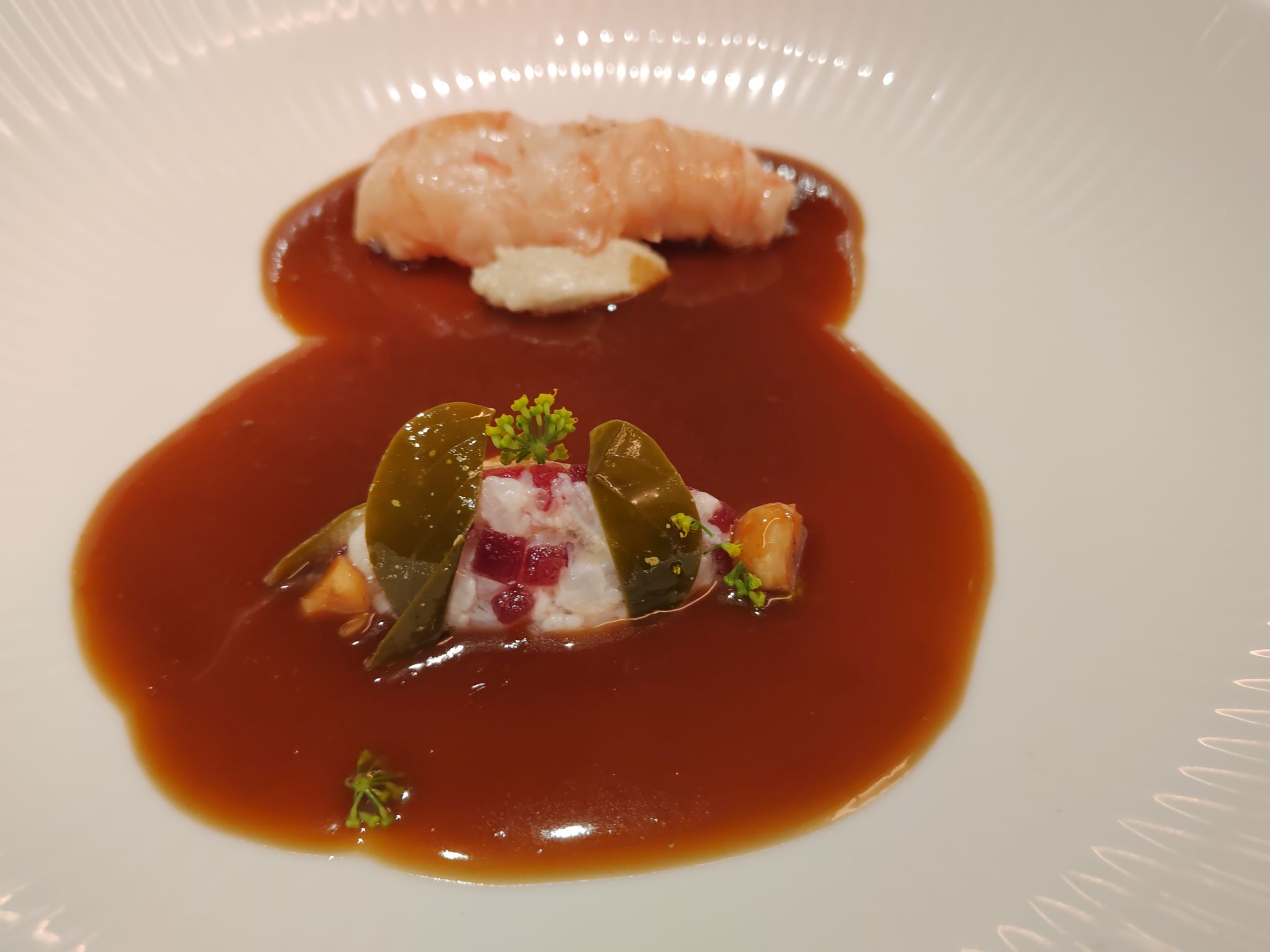 La Langoustine - Restaurant Le Serpentine - Dîner gastronomique - Hôtel Miss Fuller - Paris 17ème