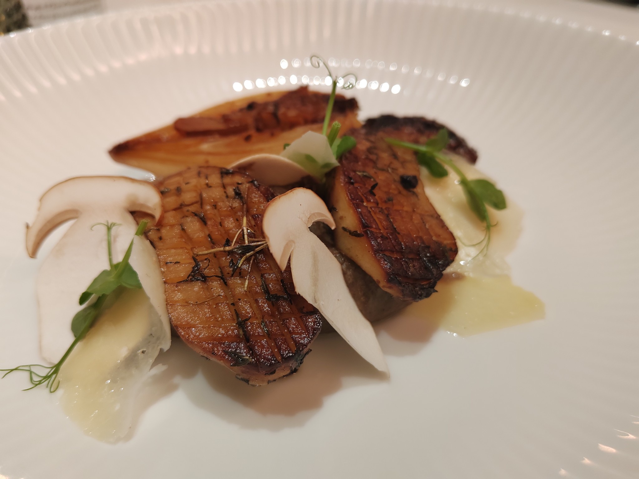 Le cêpe - Restaurant Le Serpentine - Dîner gastronomique - Hôtel Miss Fuller - Paris 17ème