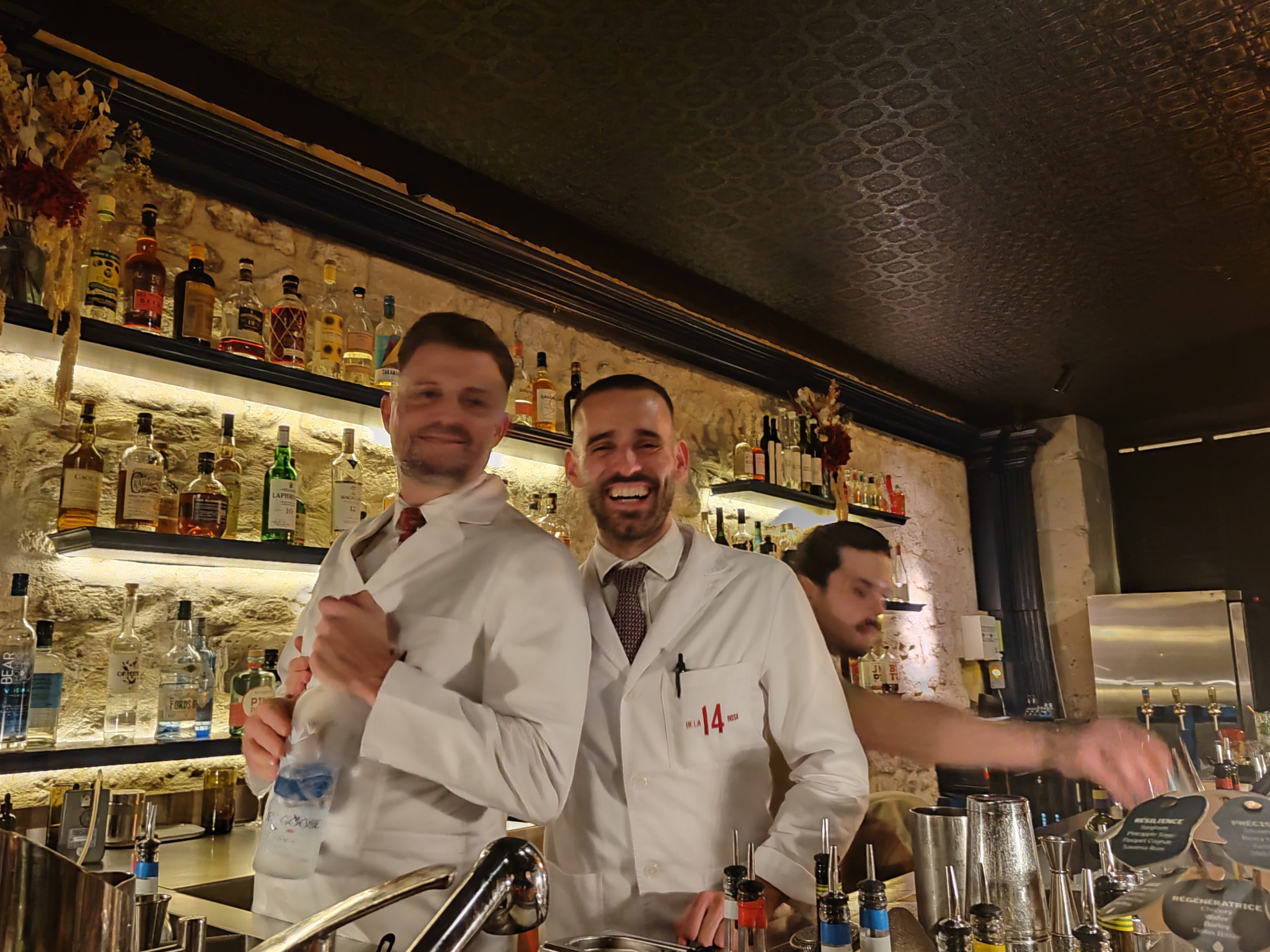 Bartenders de 14 de la Rosa au Little Red Door (octobre 2025)