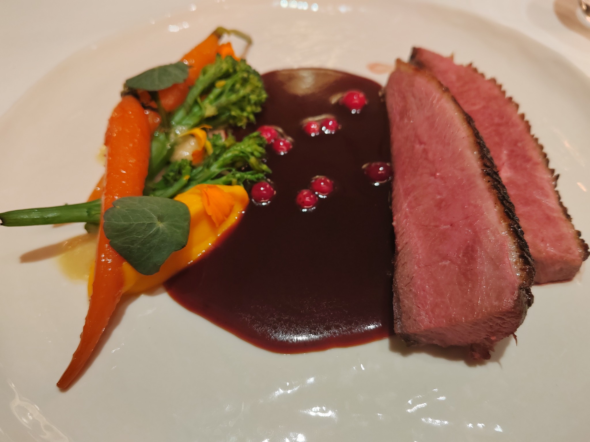 Le canard - Restaurant Le Serpentine - Dîner gastronomique - Hôtel Miss Fuller - Paris 17ème