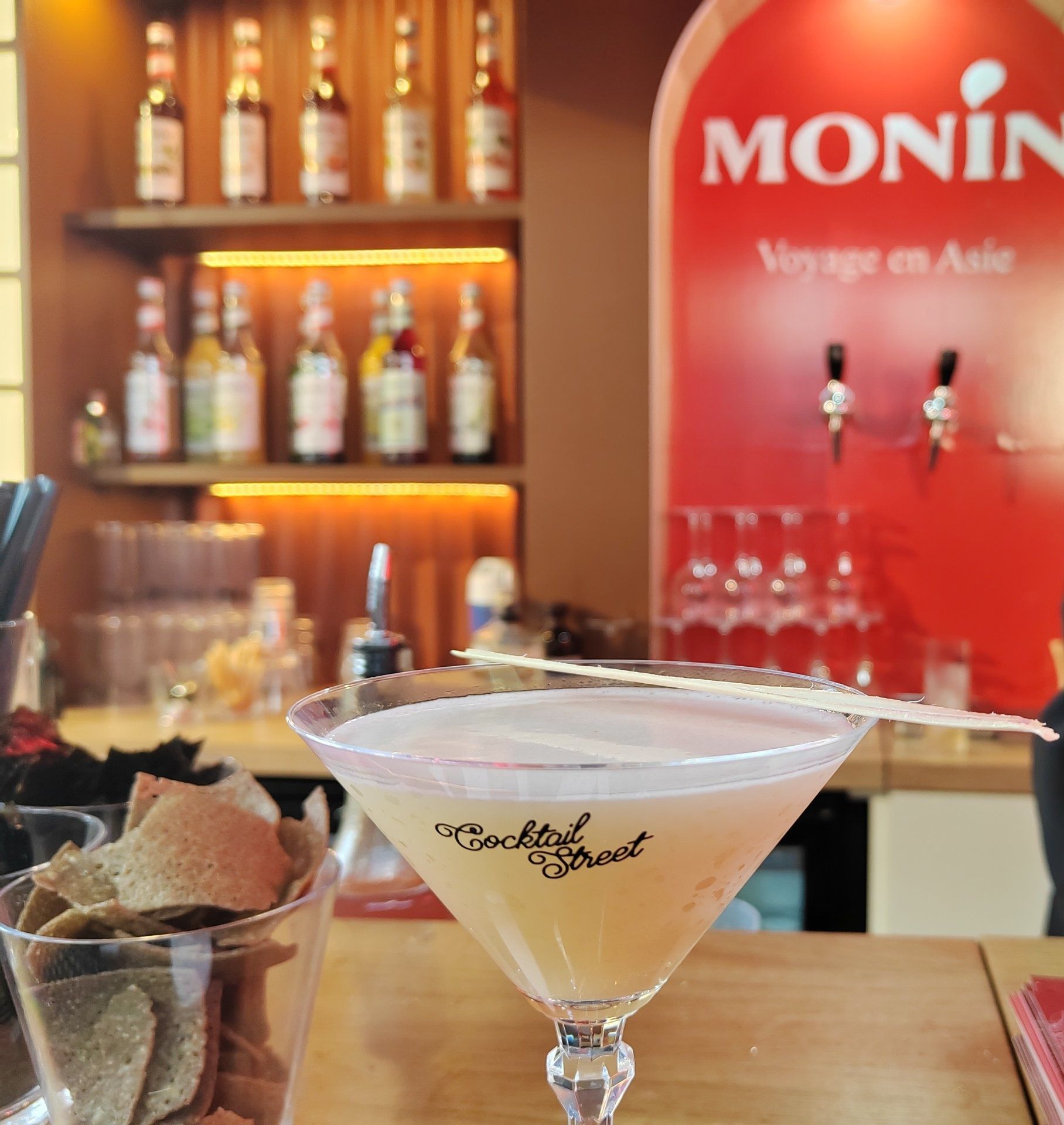 Cocktail Monin sur le thème de l'Asie - Cocktail Street
