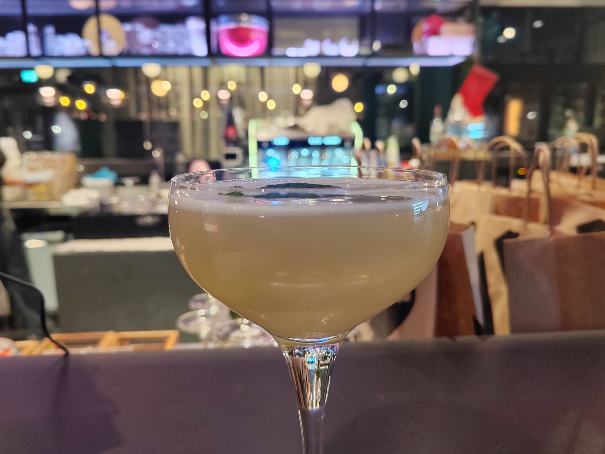 Tea Martini - Cocktail à l'hôtel Moxy Paris Val d'Europe (près de Disneyland Paris)