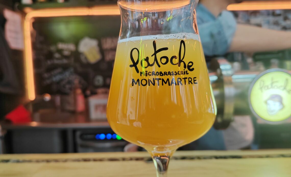 Bière Gummo à la microbrasserie Patoche, à Paris, Montmartre : brewpub dans le 18ème