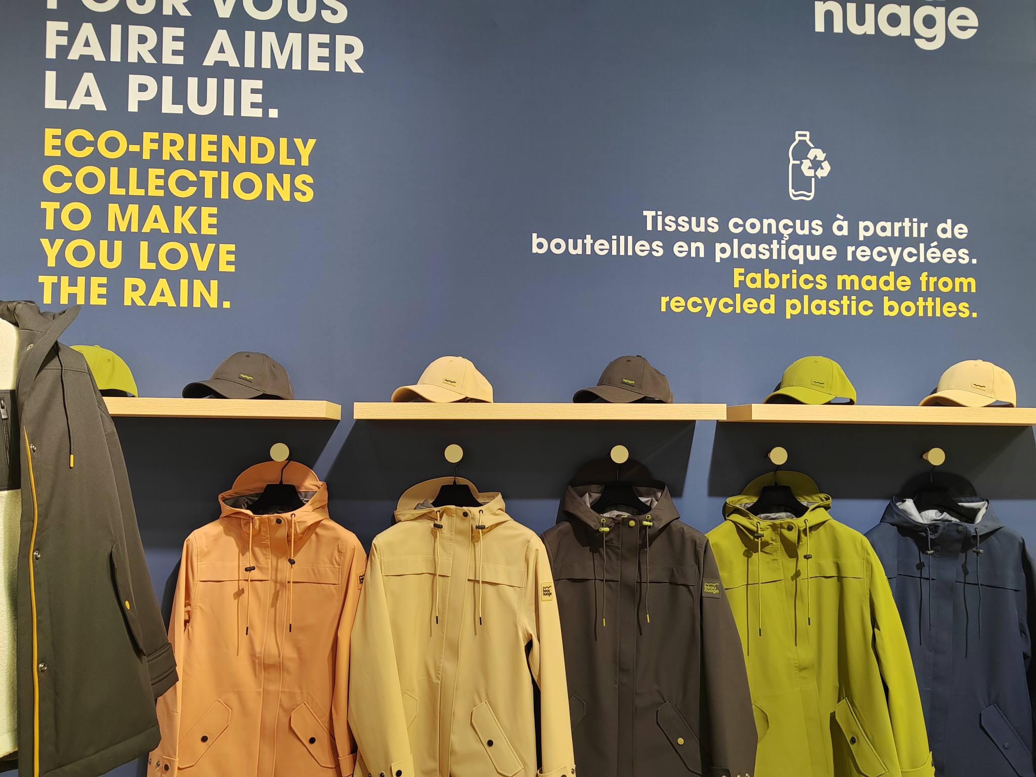 Beau Nuage - Vêtements adaptés au changement climatique et à la pluie