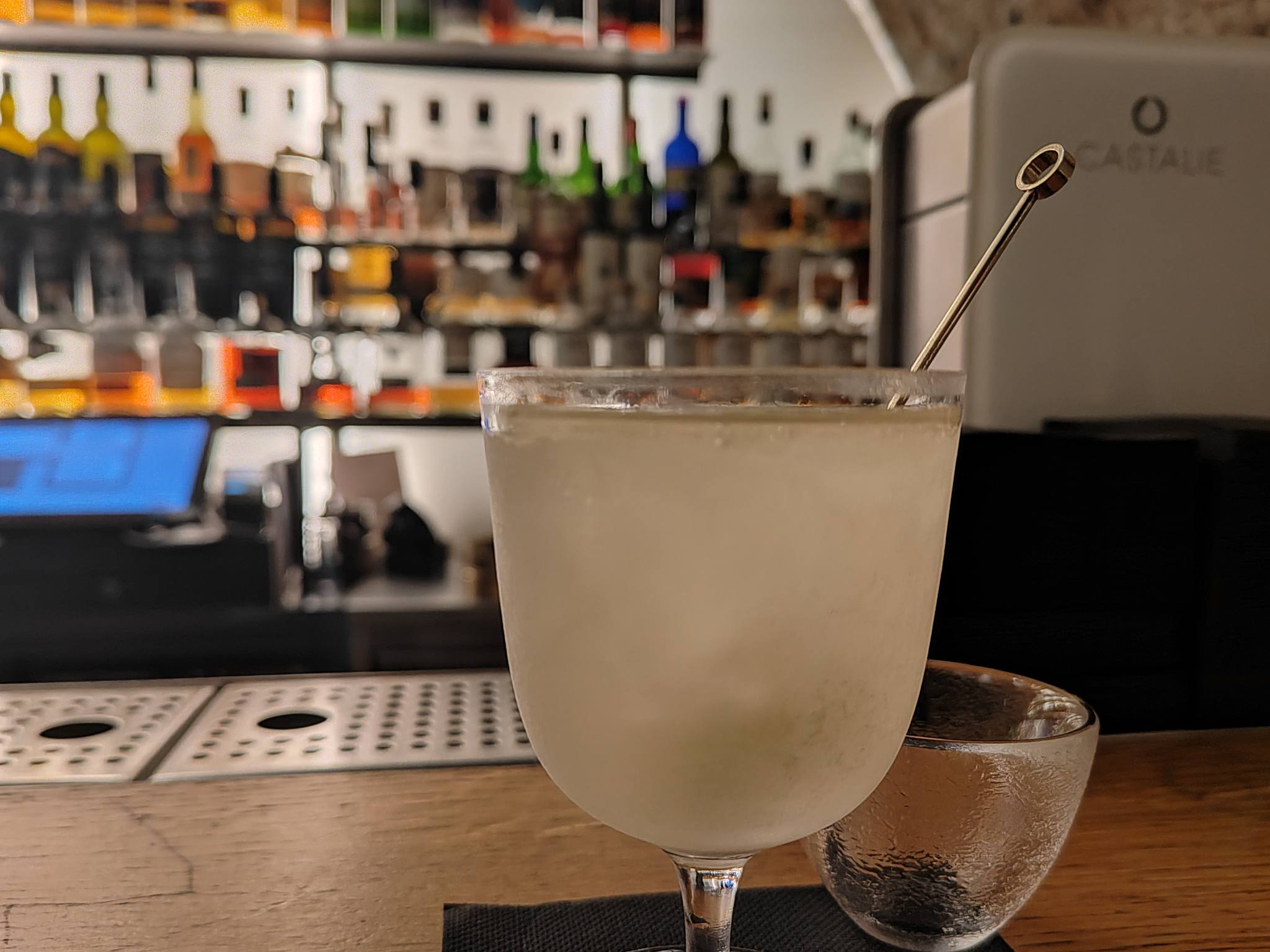 Dirty saketini - Menu Timeless - Golden Promise (bar à cocktails à Paris) - Février 2026