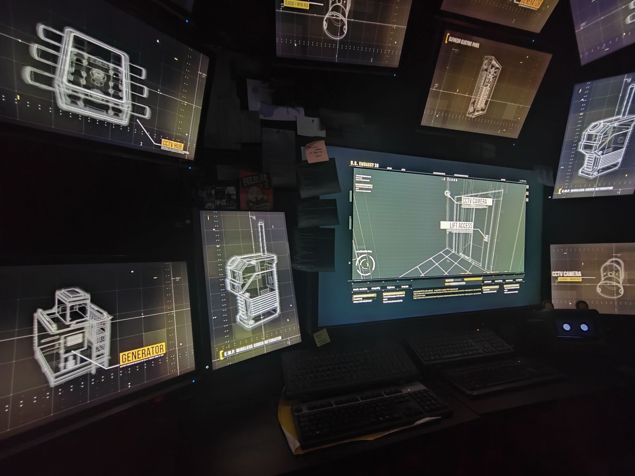 Live Cinéma - Escape game interactif dans le centre de Paris - Salle de contrôle