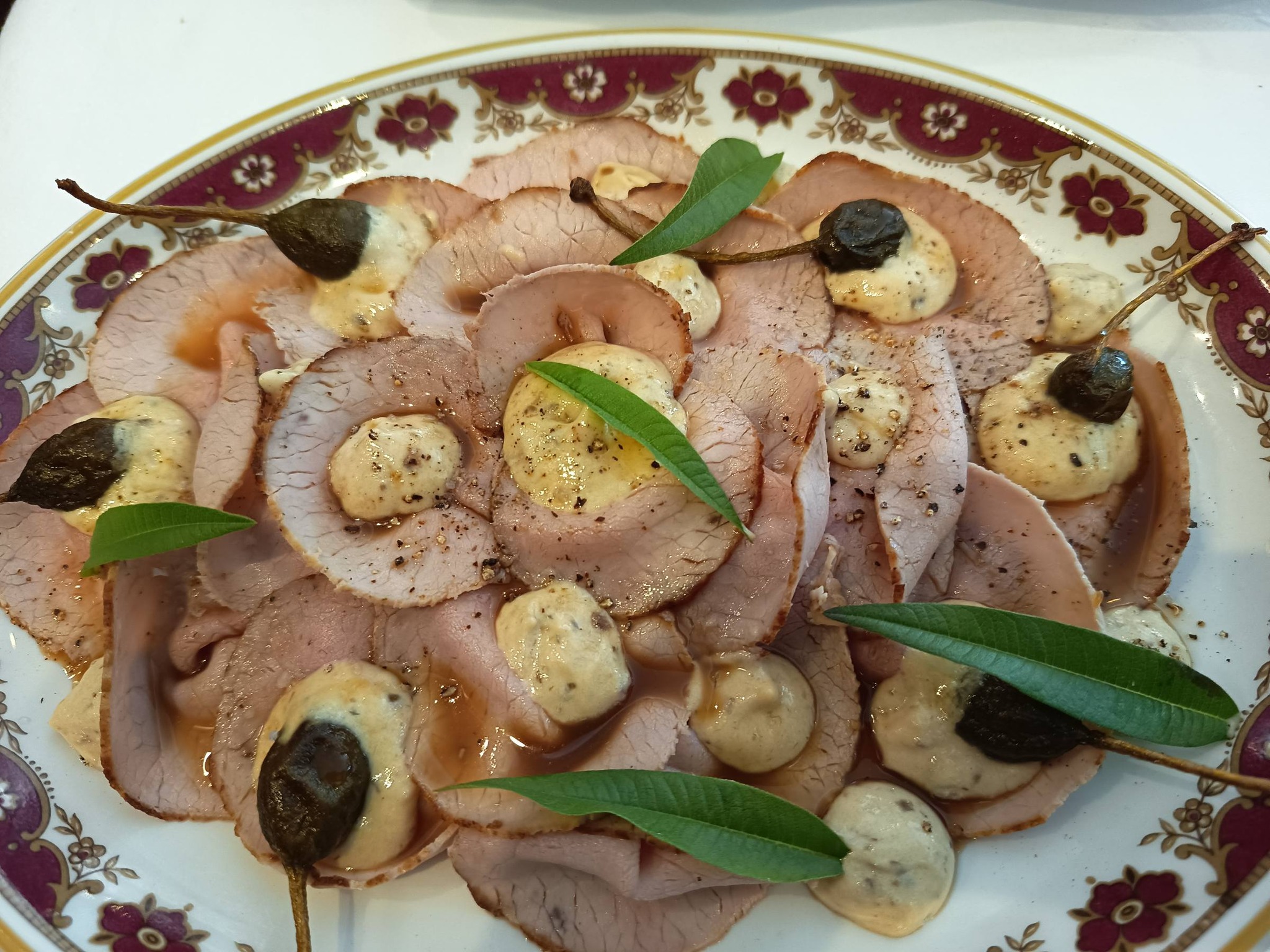 Vitello tonnato di Lucrezia - Restaurant Da Lucrezia Osteria - Paris 15e