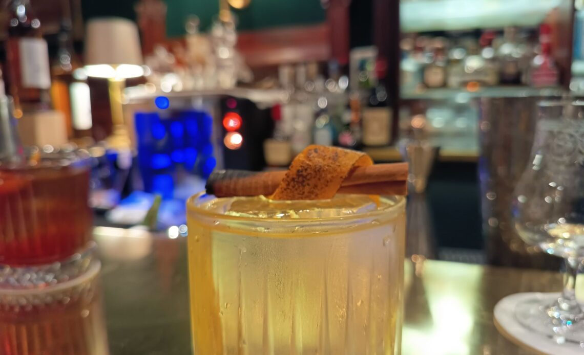 Cocktail Golden Decadence - The Duke's Bar - Hôtel Westminster - Paris
