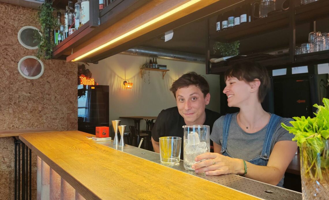 Anthony Pham et Lilya Sekkal - Bar Olmé à Lyon