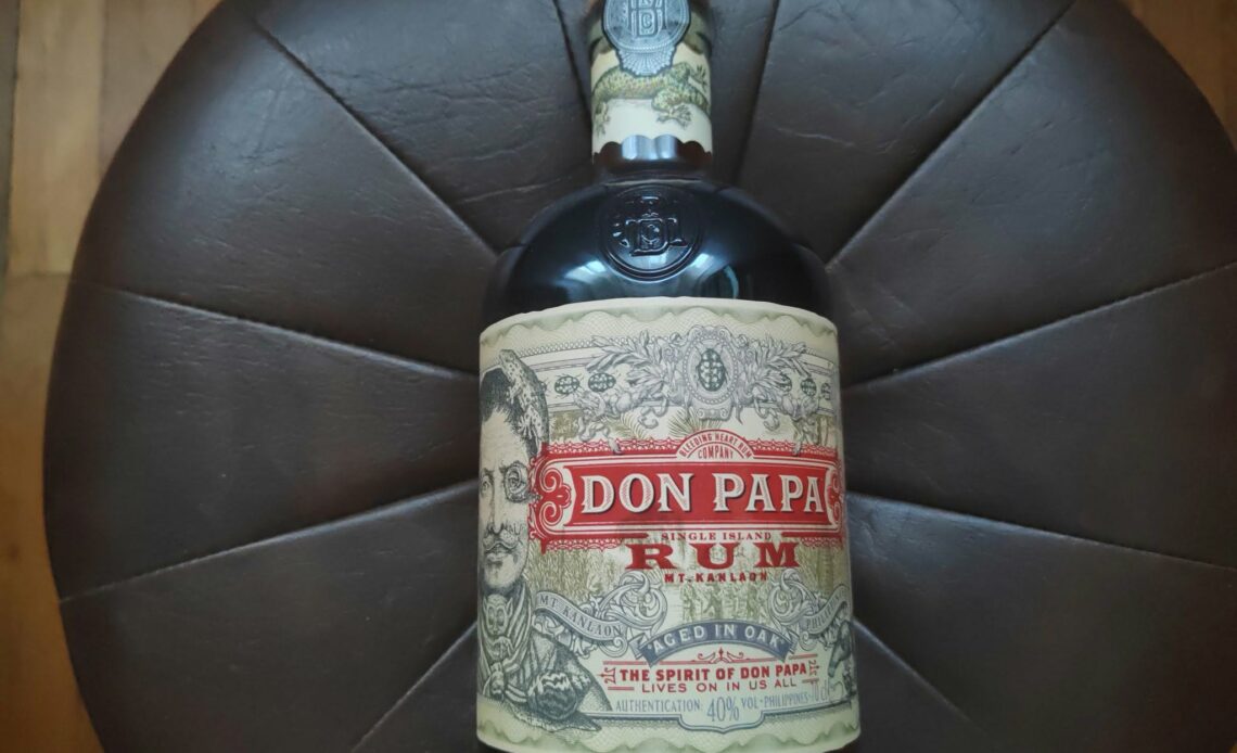 Nouvelle bouteille allégée de Don Papa single island (2026)